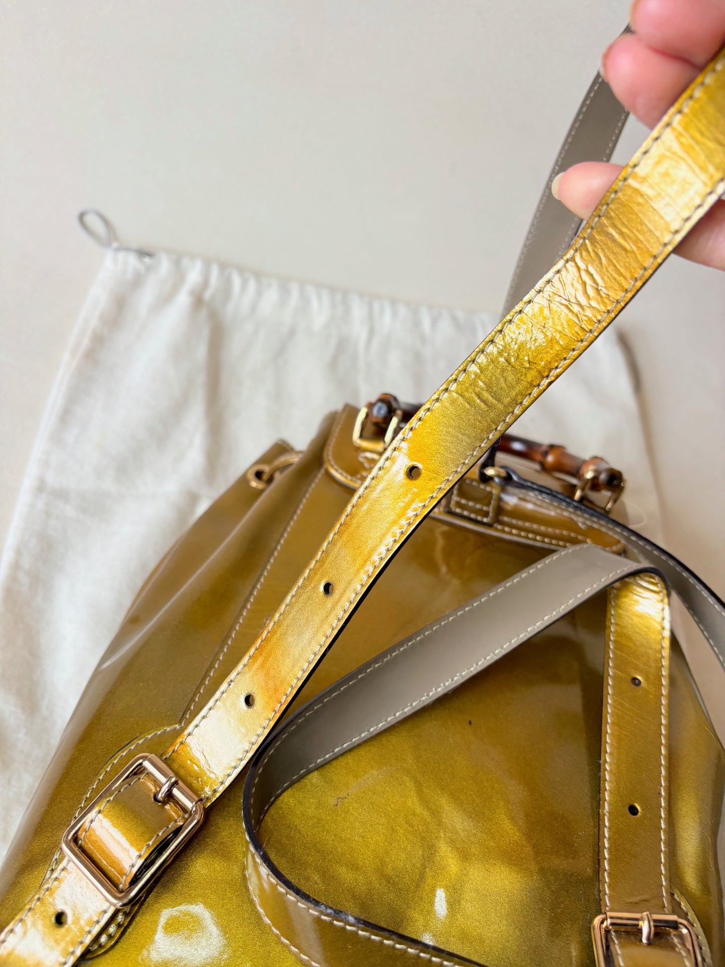 GUCCI Sac à dos Bambou