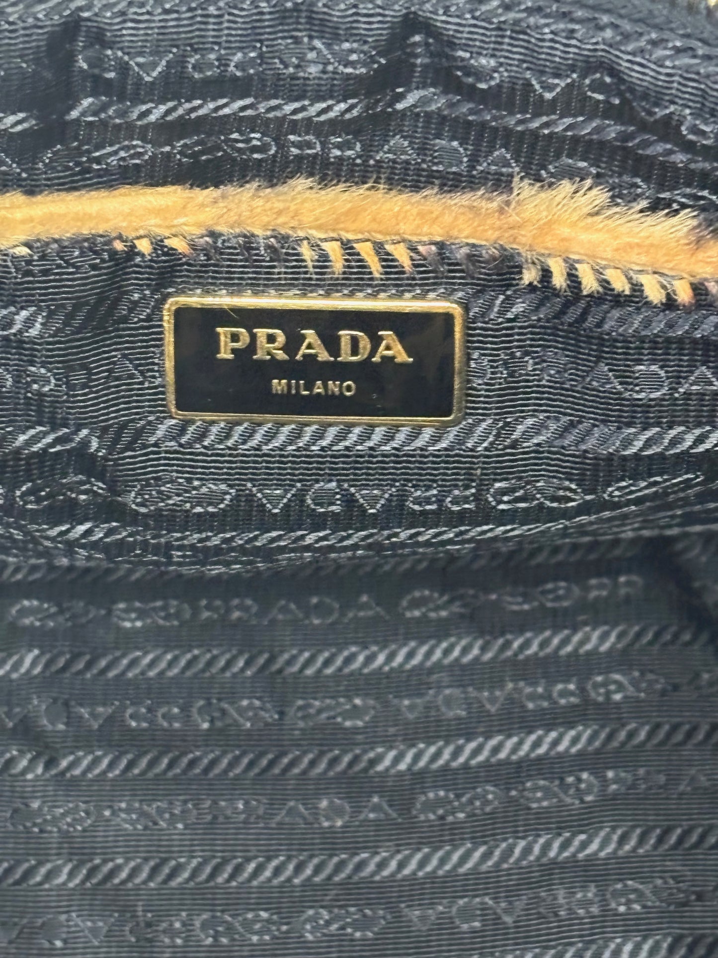 PRADA Sac Canapa léopard