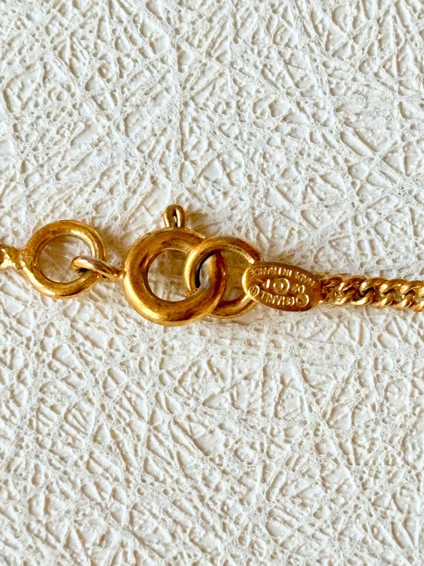 CHANEL Collier CC Strass