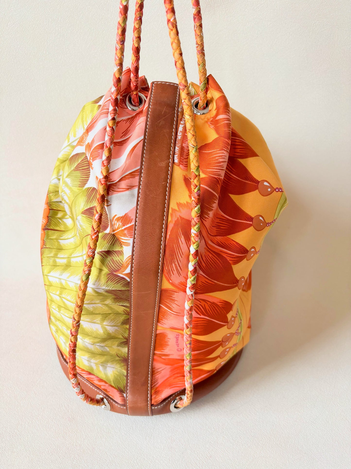 HERMÈS Sac à dos Soie Cool
