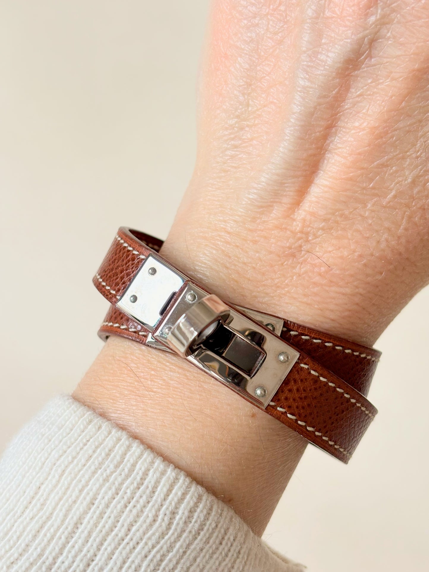 HERMÈS Bracelet Kelly double
