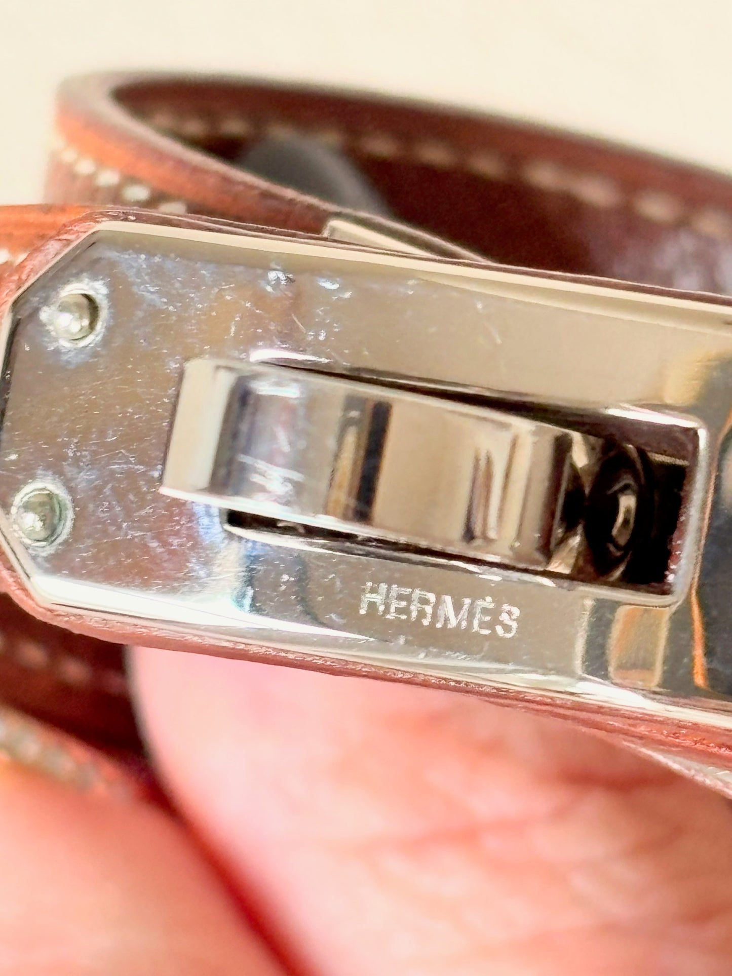 HERMÈS Bracelet Kelly double