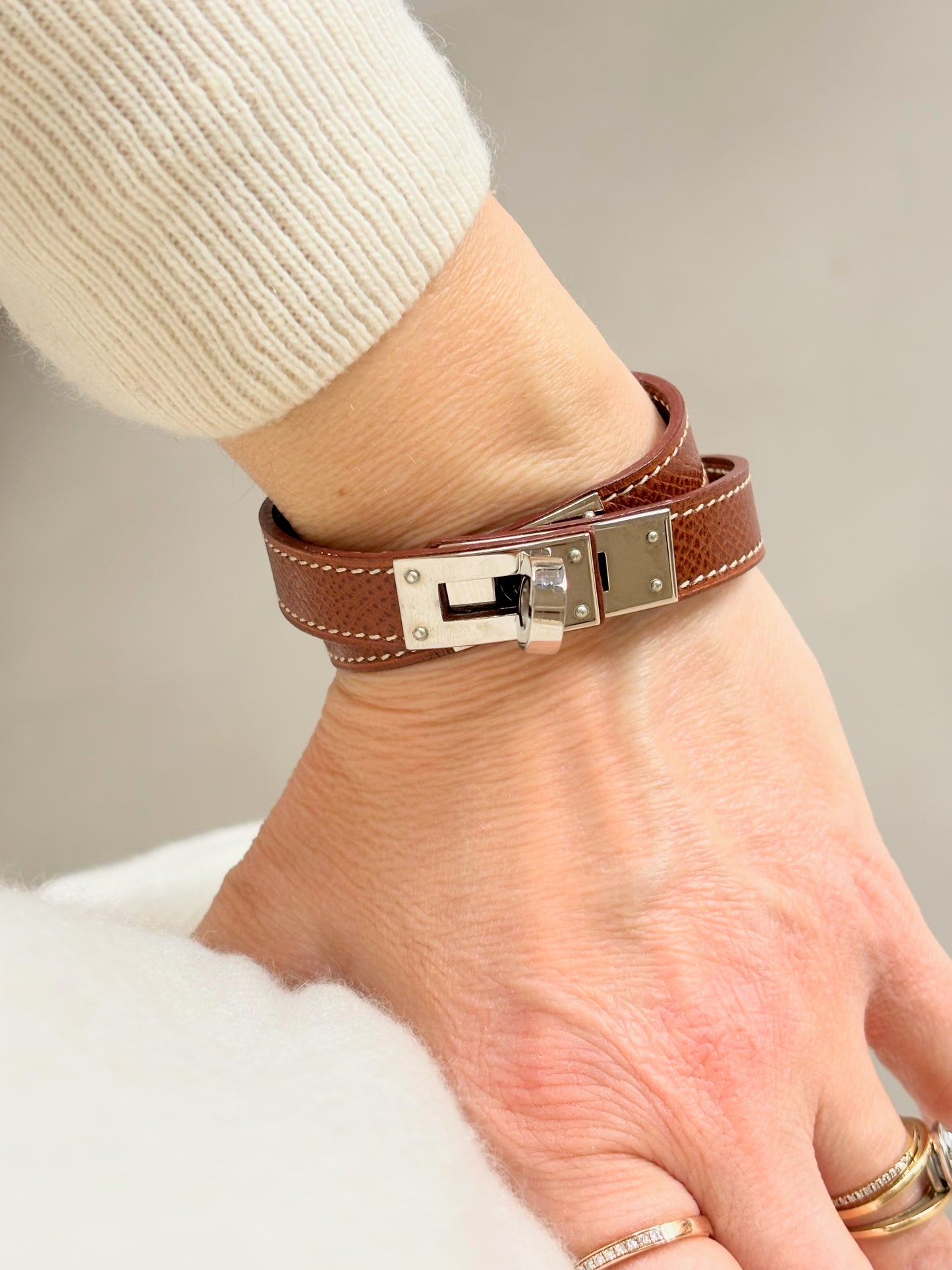 HERMÈS Bracelet Kelly double