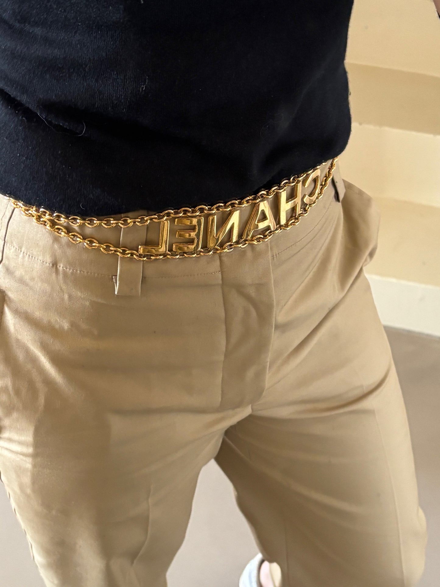 CHANEL Ceinture Lettres
