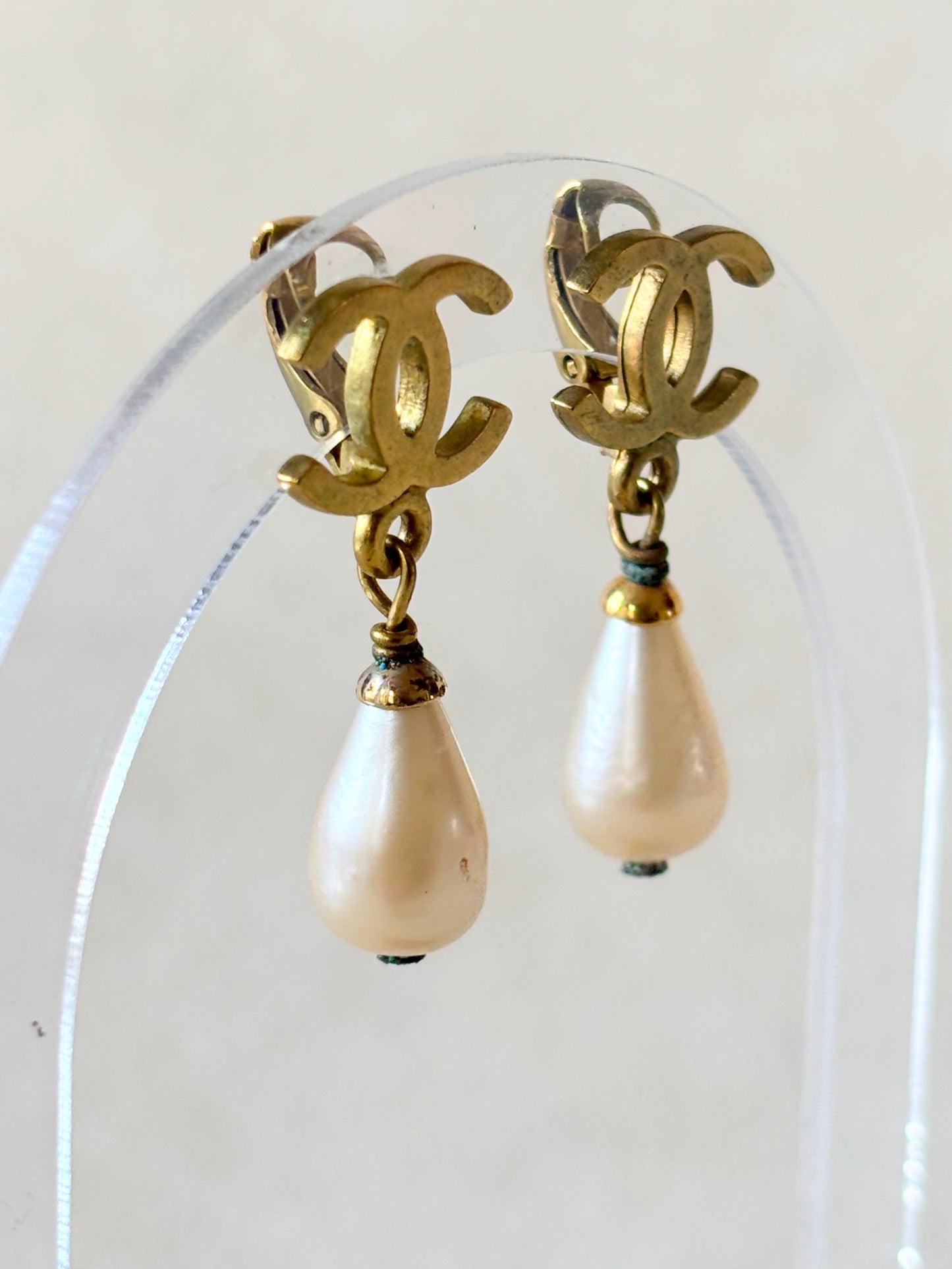 CHANEL Boucles d'oreilles 1995