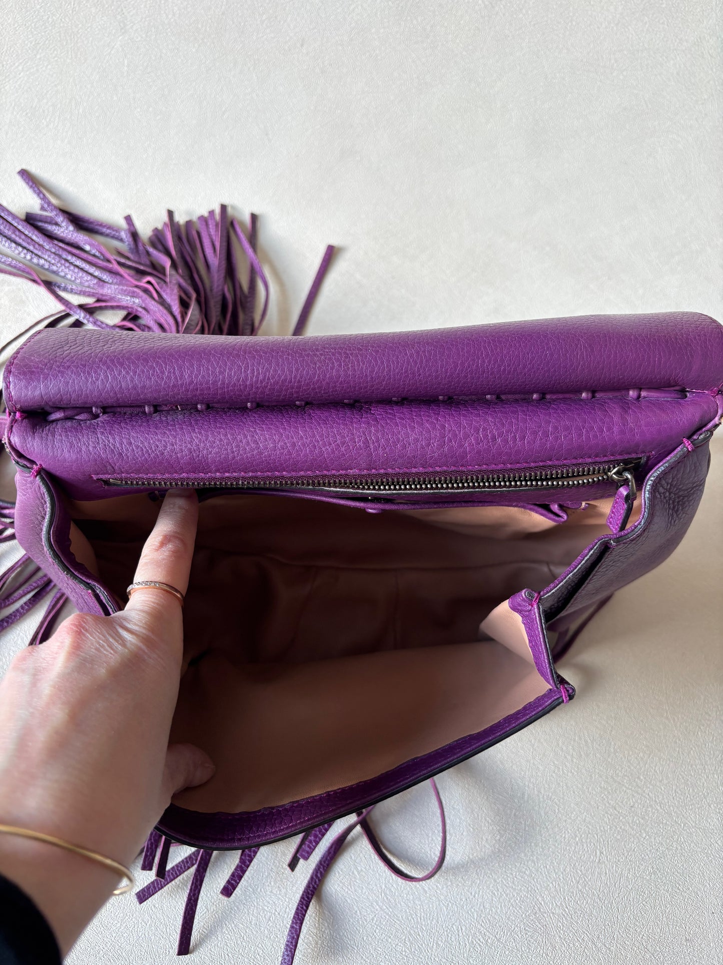 GUCCI Sac à franges Bambou