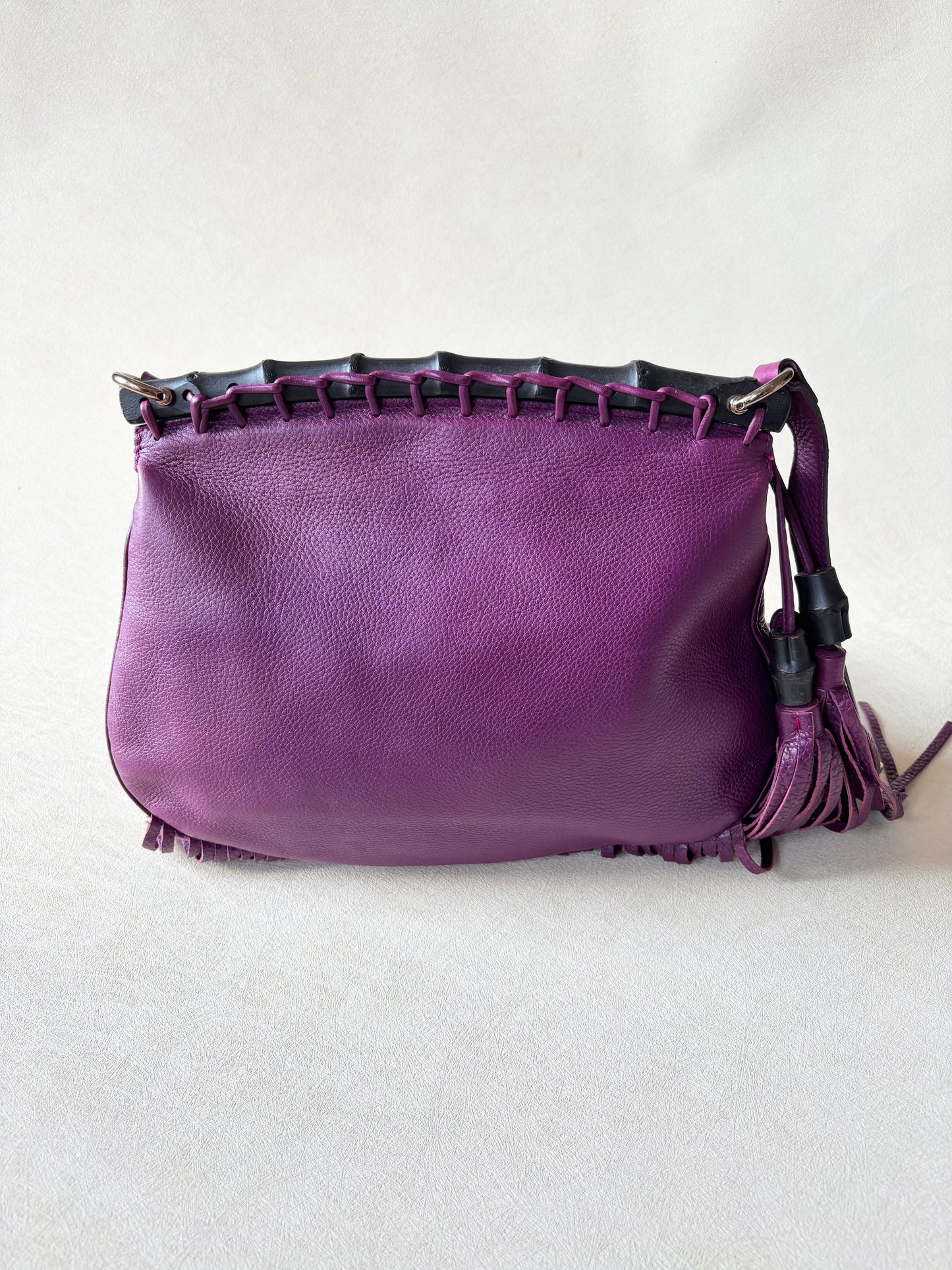 GUCCI Sac à franges Bambou