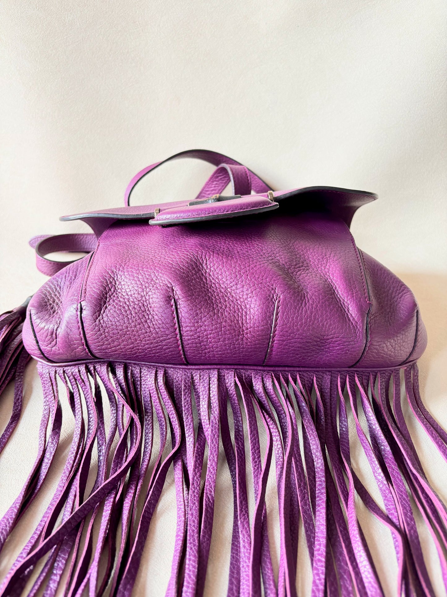 GUCCI Sac à franges Bambou