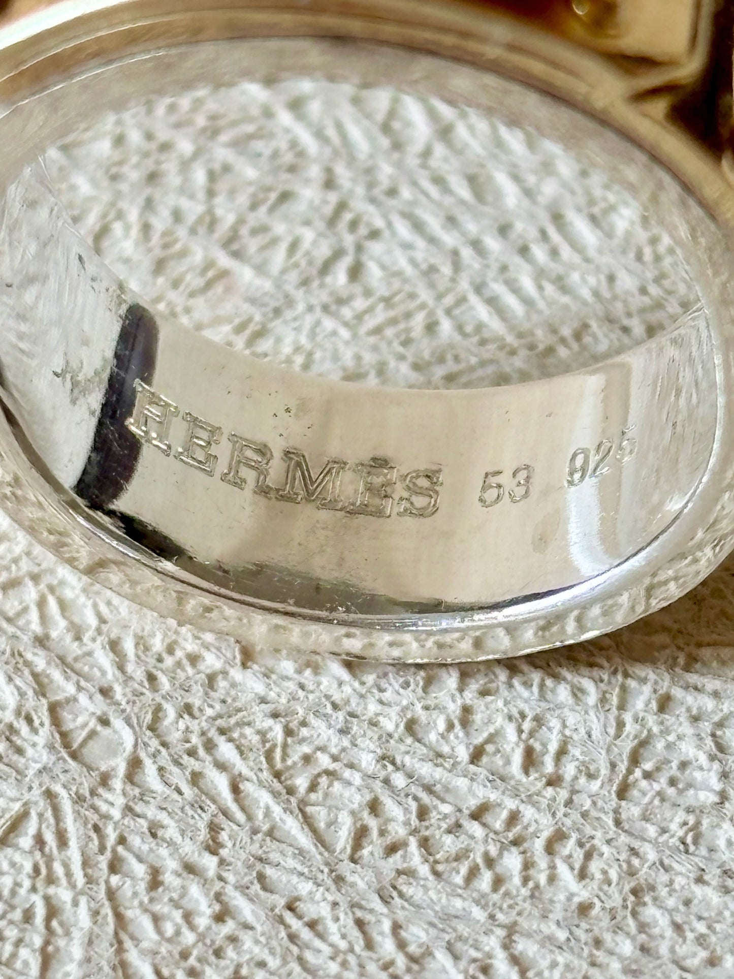 HERMÈS Bague Kelly Cadenas