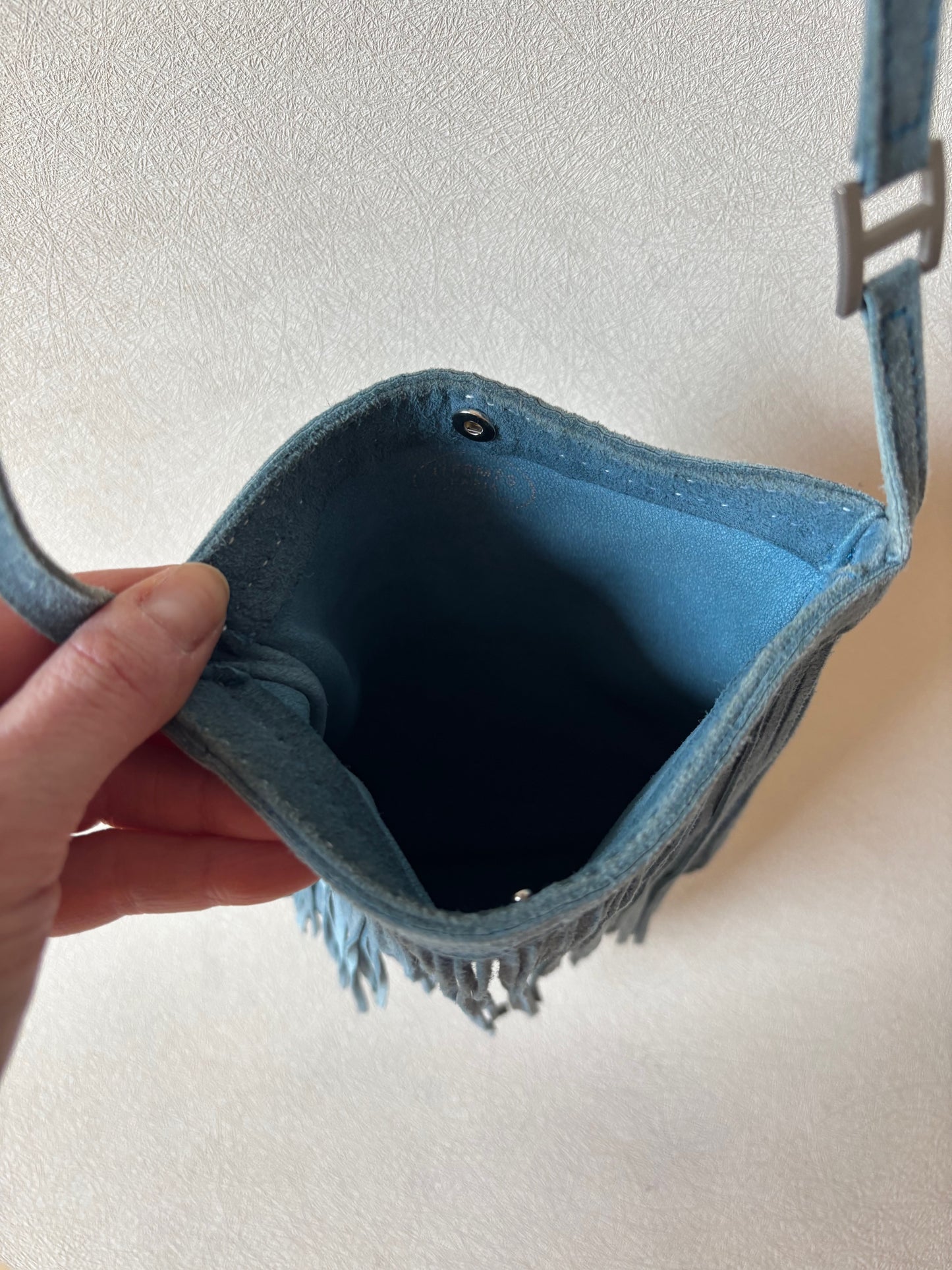 HERMÈS Sac Tudu à franges