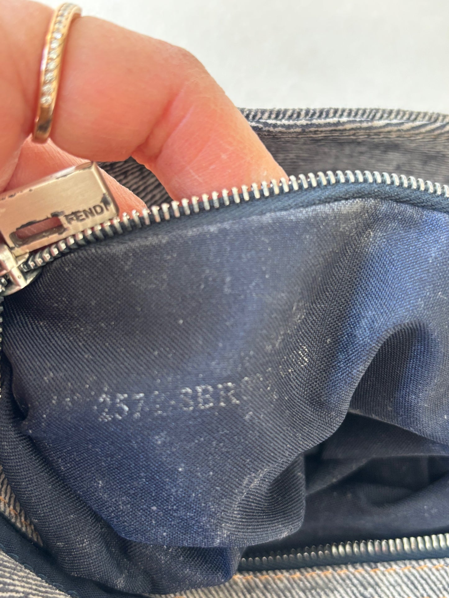 FENDI Sac Baguette Denim