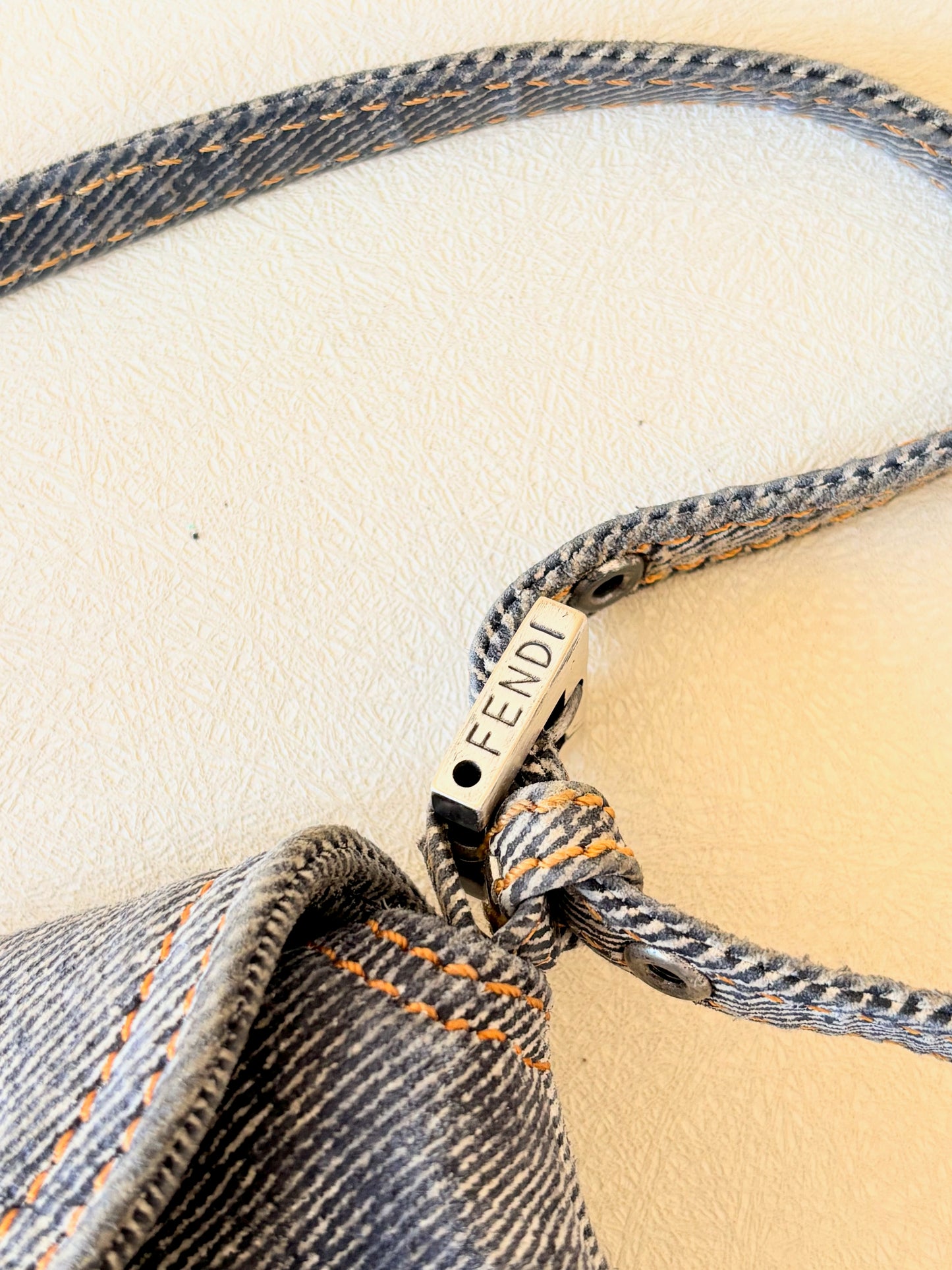FENDI Sac Baguette Denim