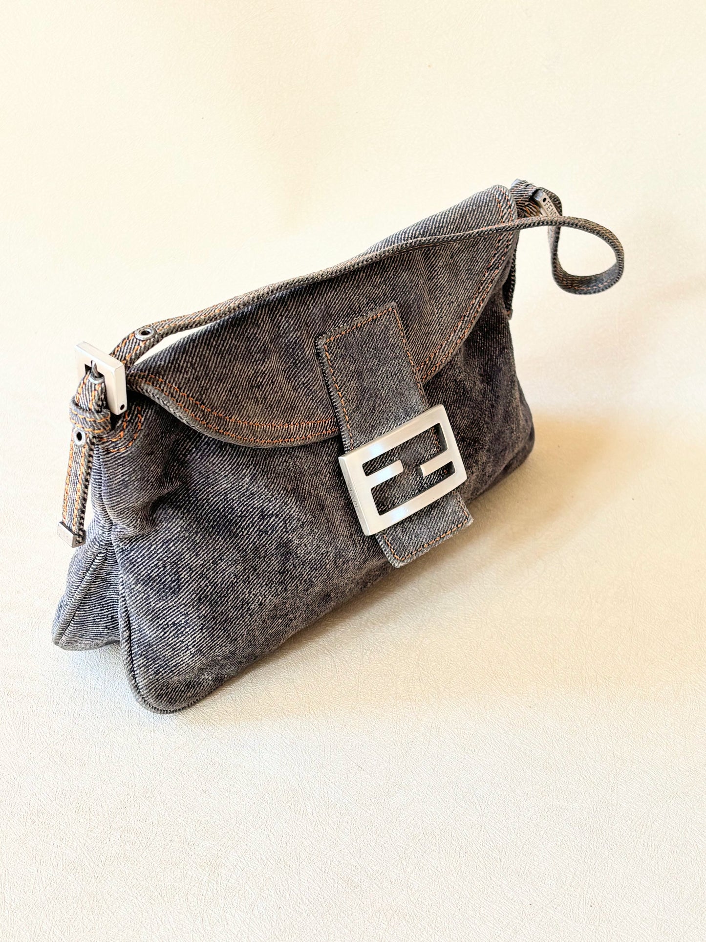 FENDI Sac Baguette Denim
