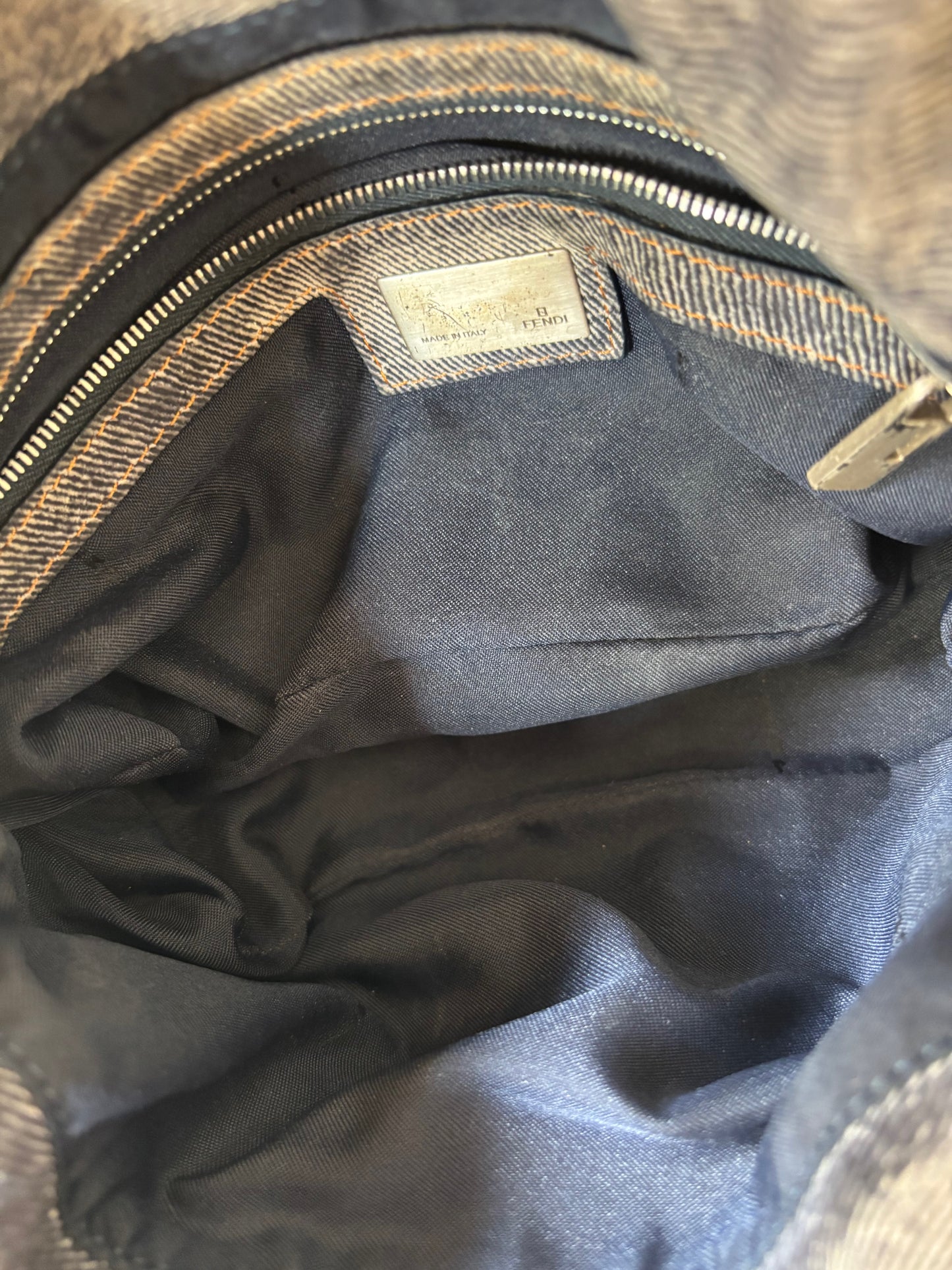 FENDI Sac Baguette Denim