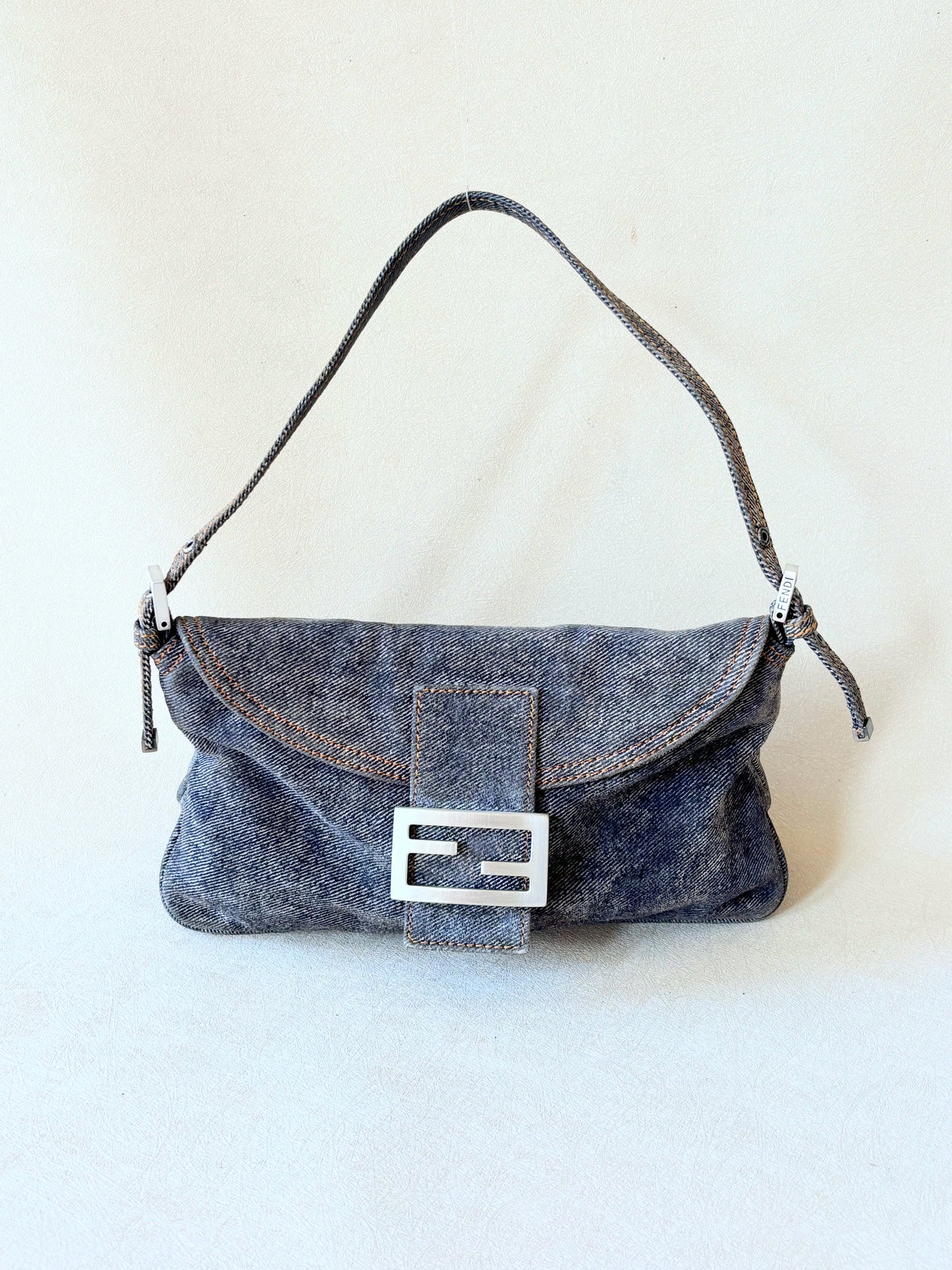 FENDI Sac Baguette Denim