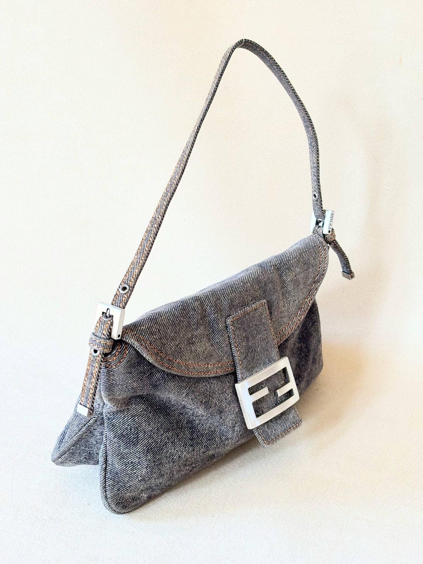 FENDI Sac Baguette Denim