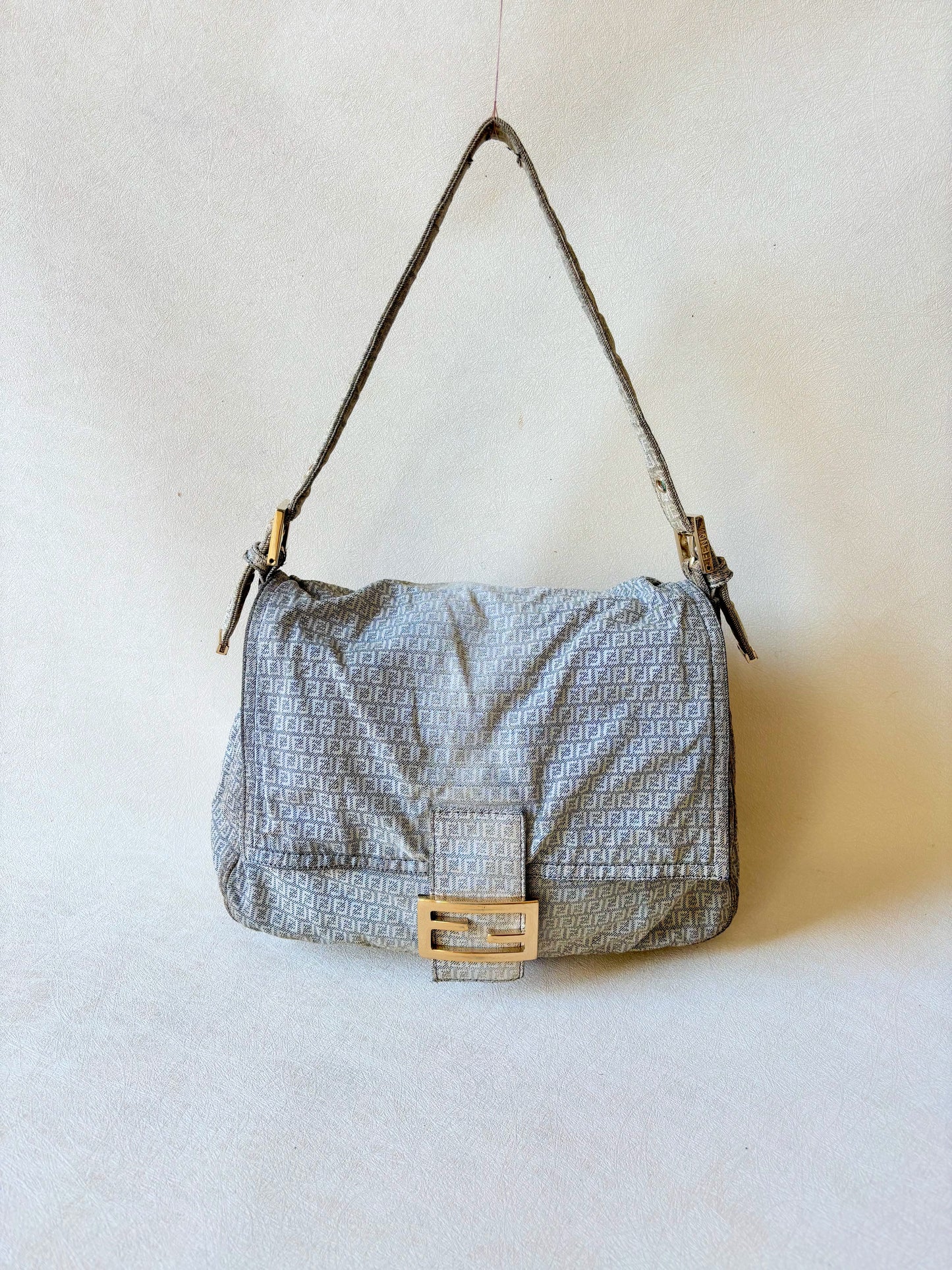 FENDI Sac Mamma Baguette Denim