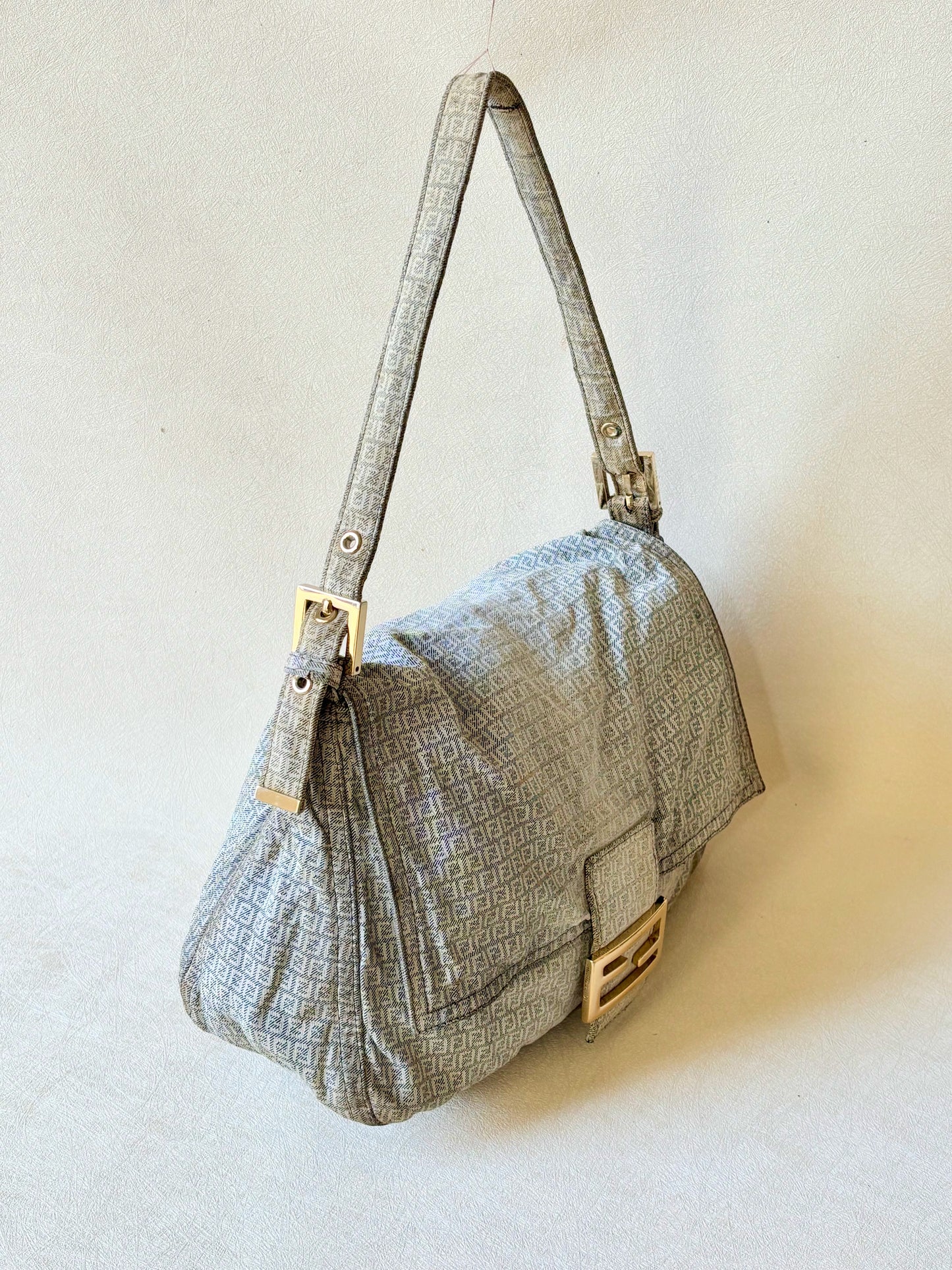 FENDI Sac Mamma Baguette Denim