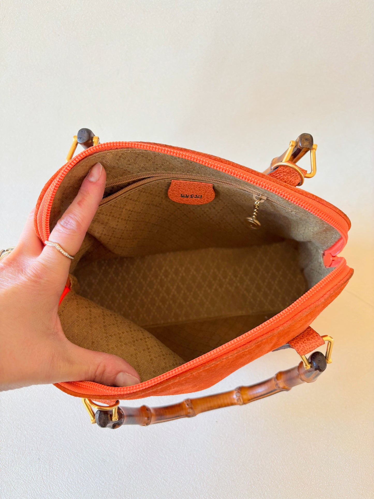 GUCCI Sac Diana Mini Bambou