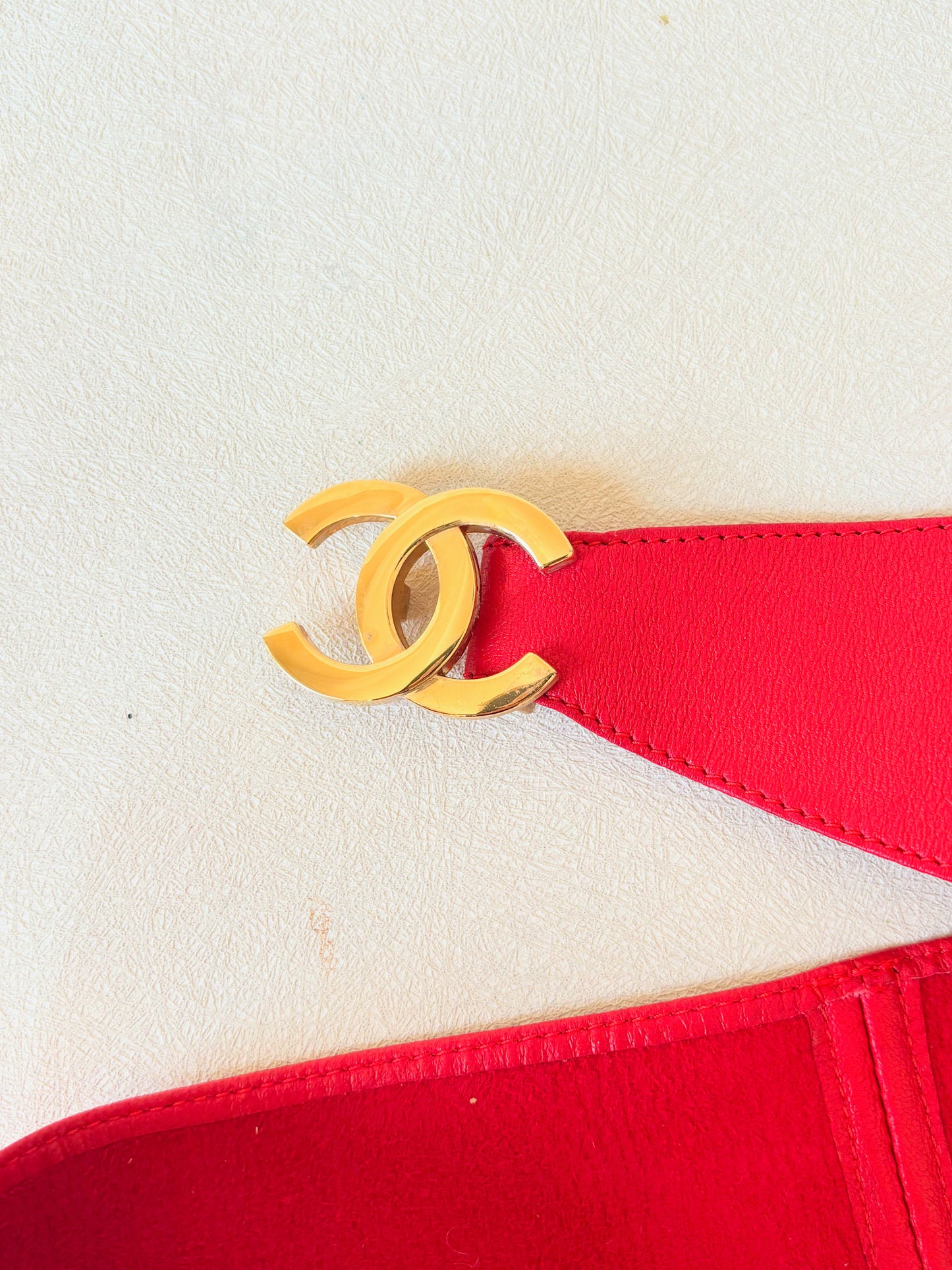 CHANEL Ceinture en cuir