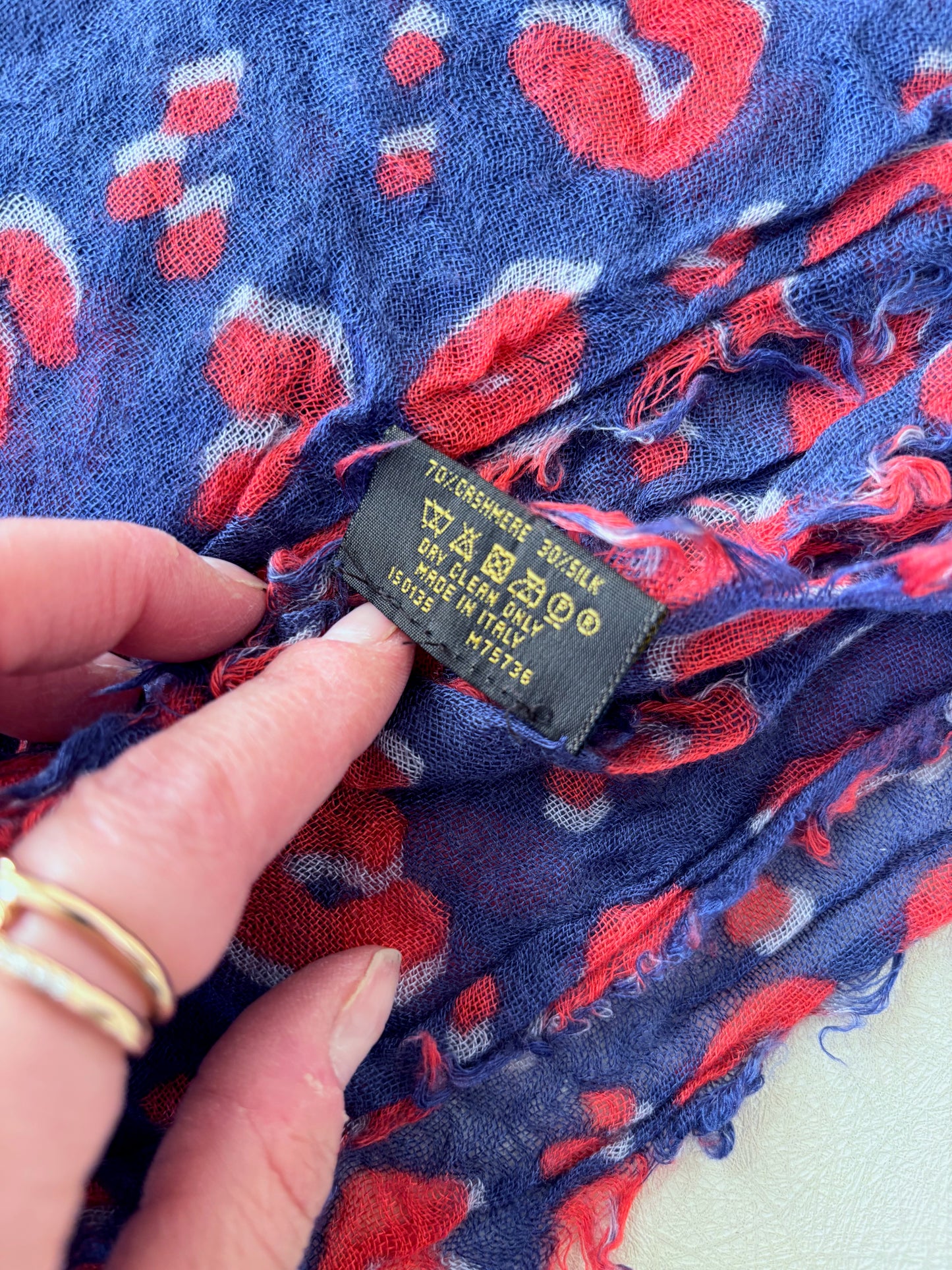 LOUIS VUITTON x Stephen Sprouse Foulard