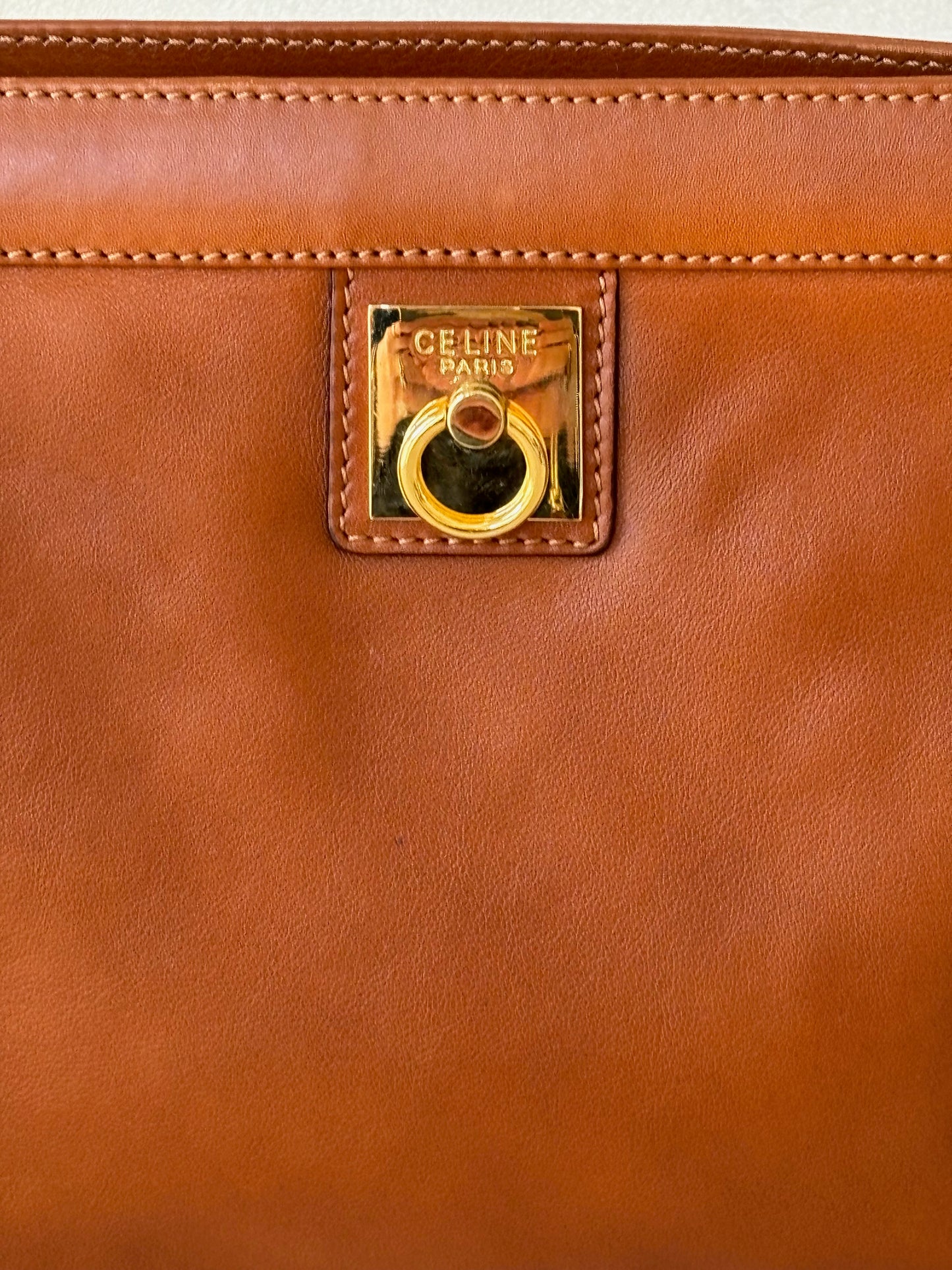 CÉLINE Pochette cuir