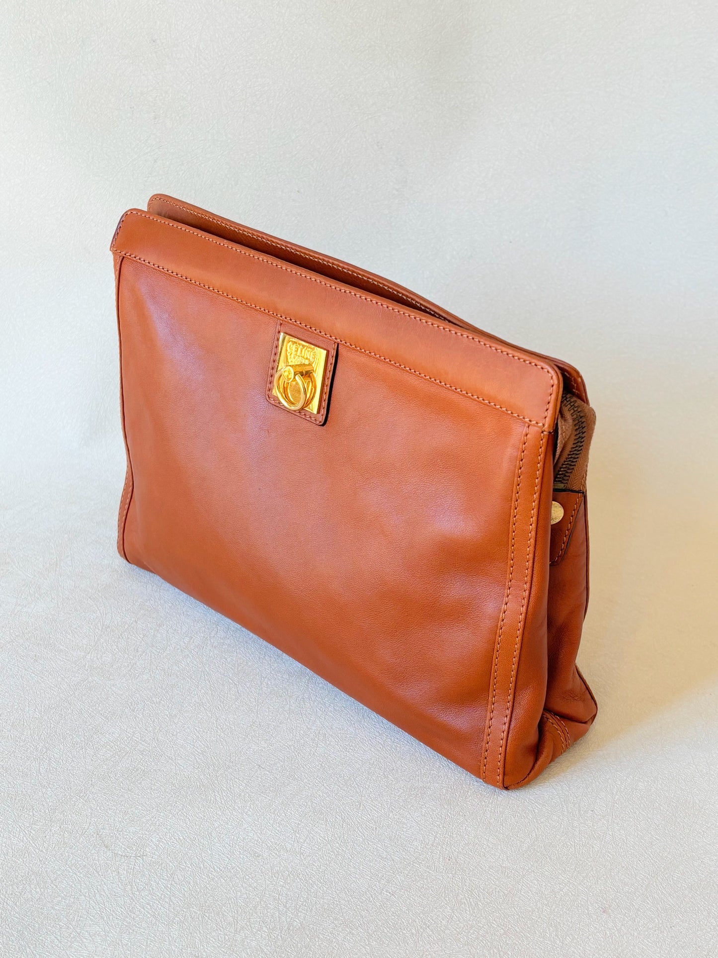 CÉLINE Pochette cuir