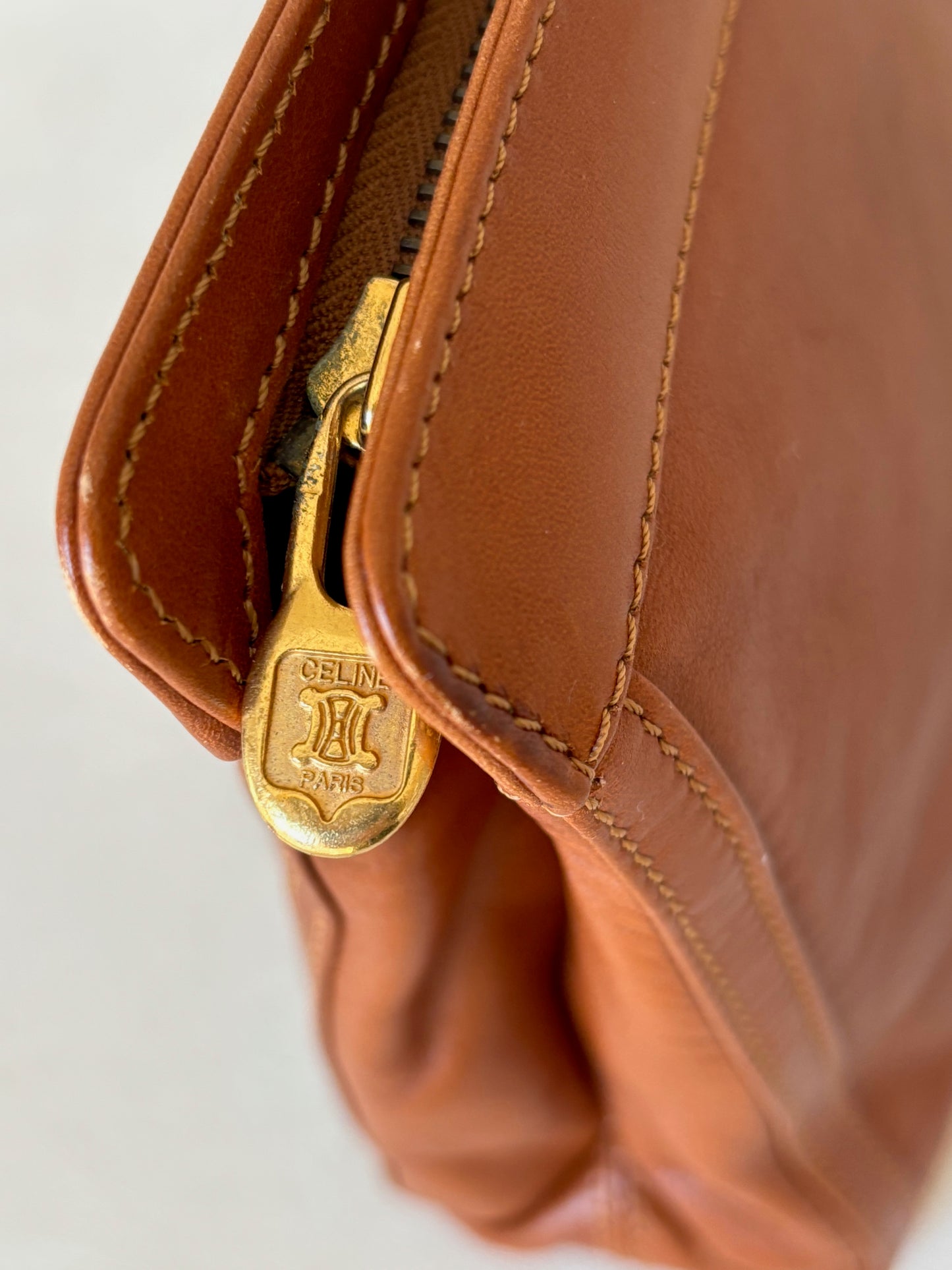 CÉLINE Pochette cuir