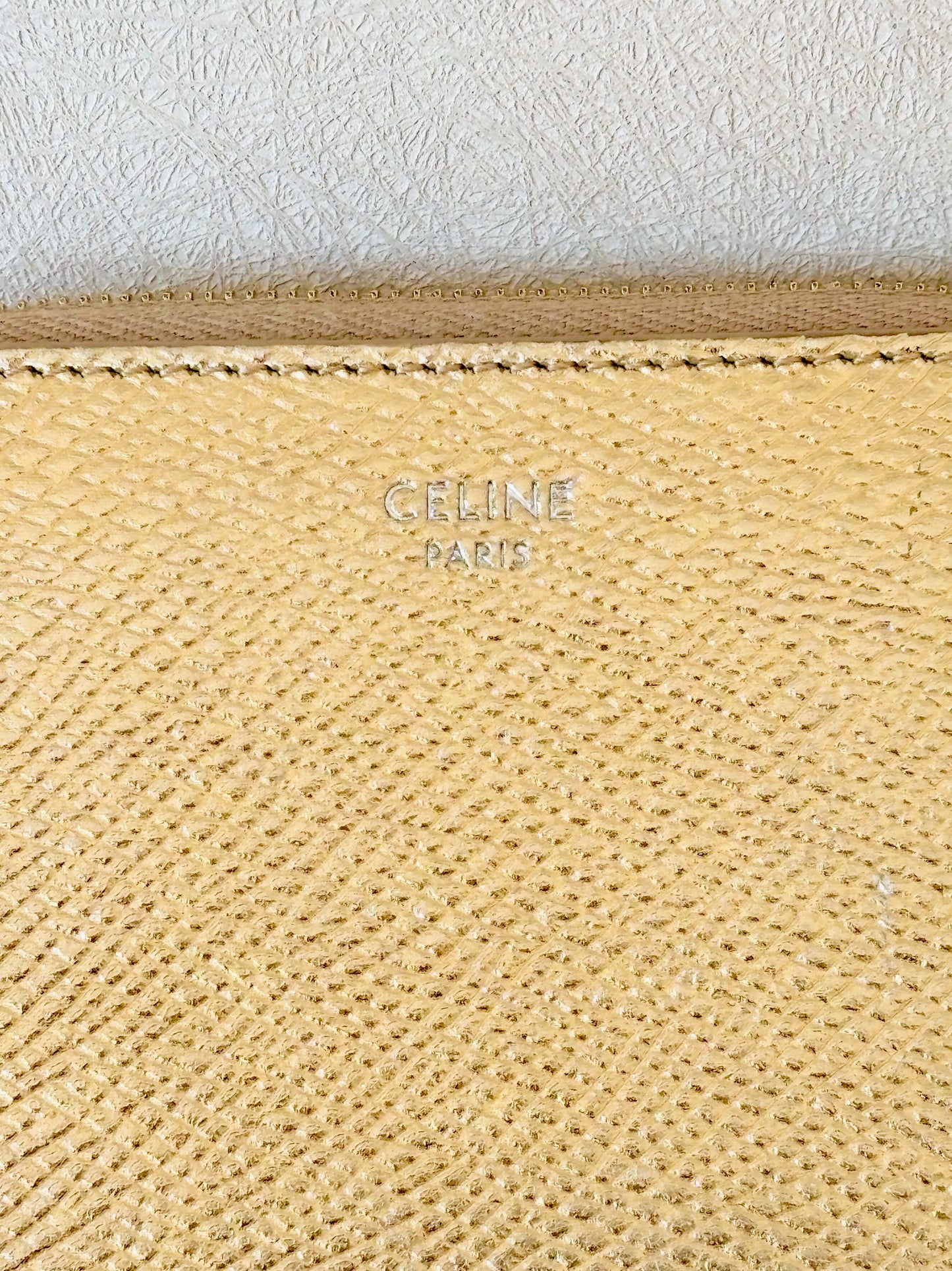 CÉLINE Portefeuille cuir or