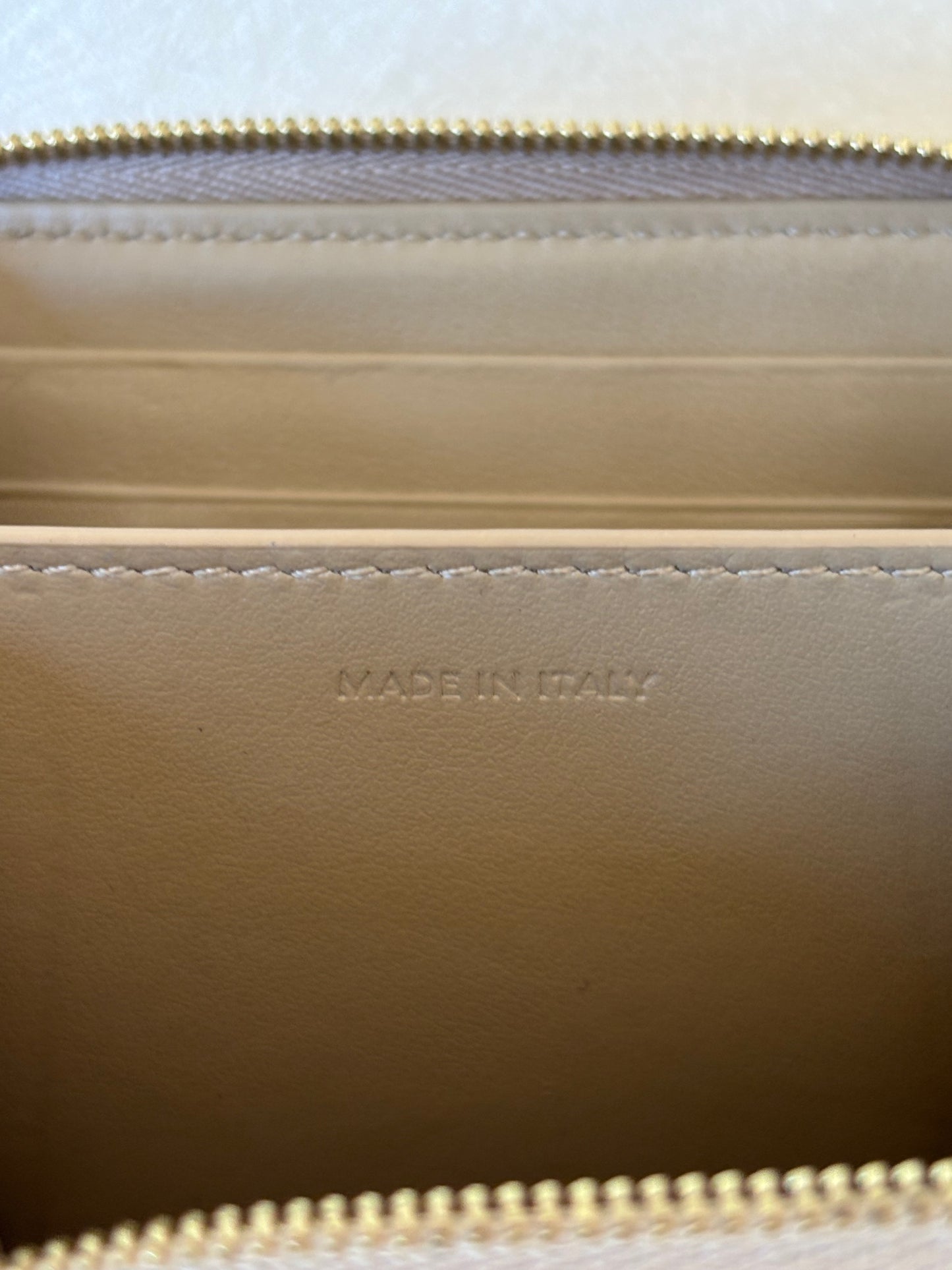 CÉLINE Portefeuille cuir or