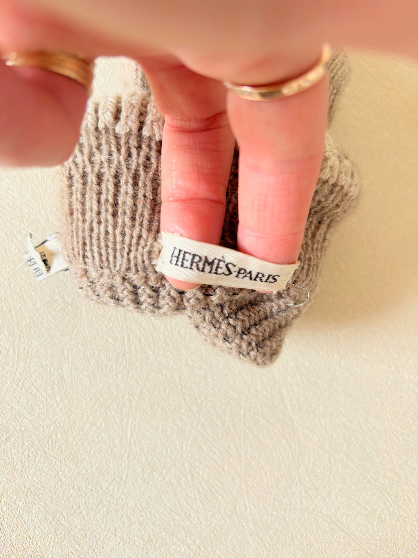 HERMÈS Gants en cachemire
