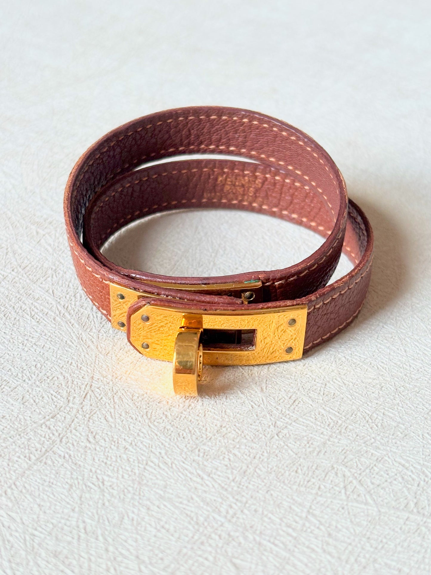 HERMÈS Bracelet Kelly double tour