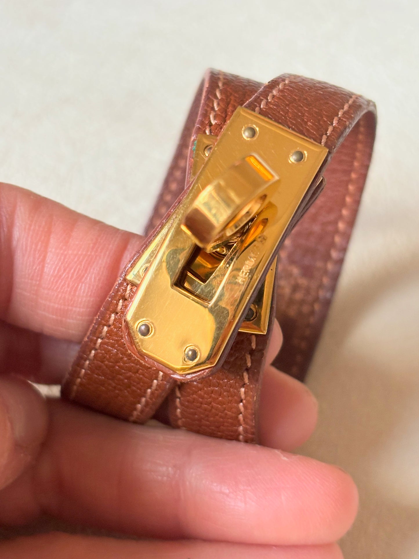HERMÈS Bracelet Kelly double tour