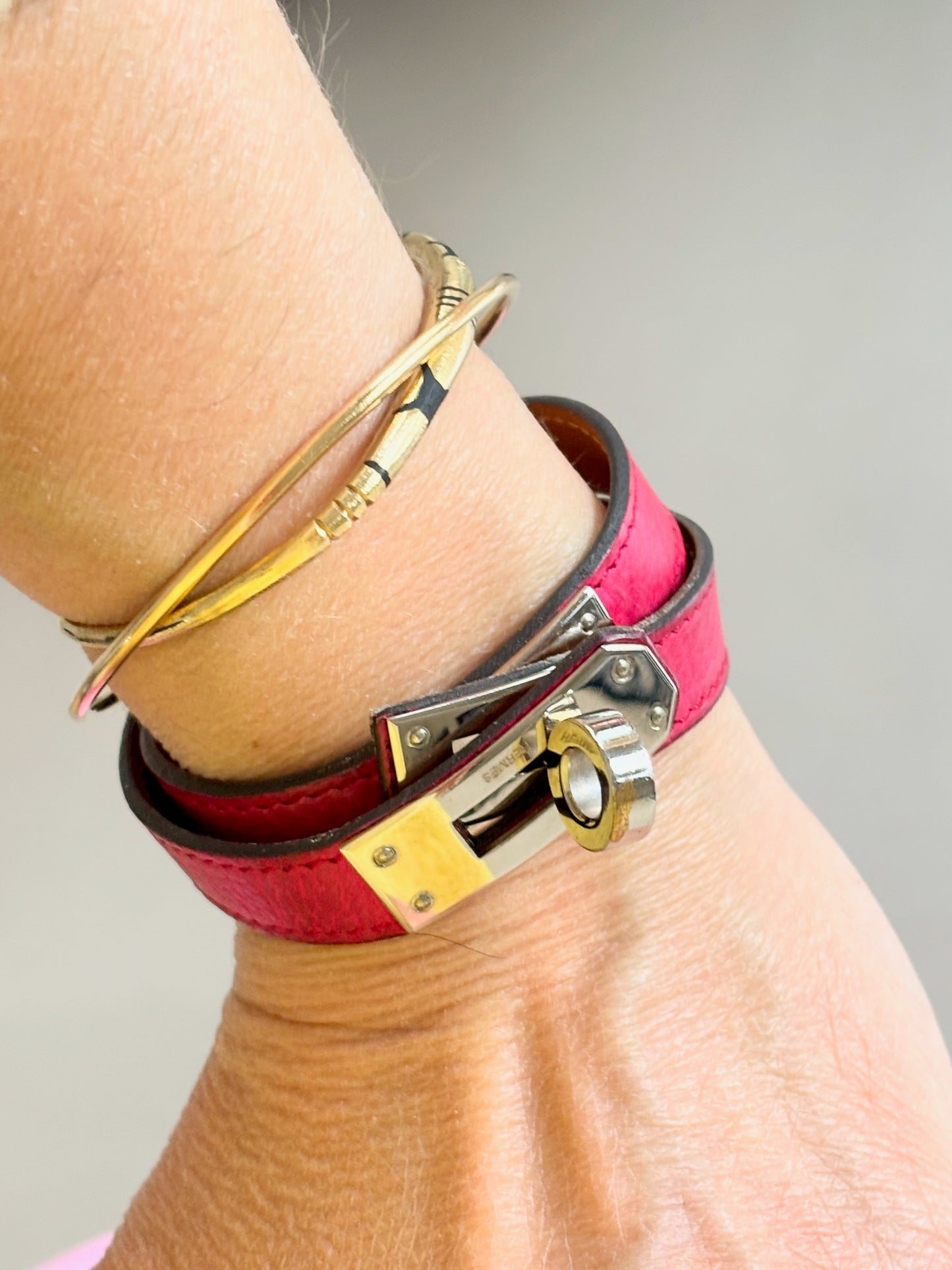 HERMÈS Bracelet Kelly double tour