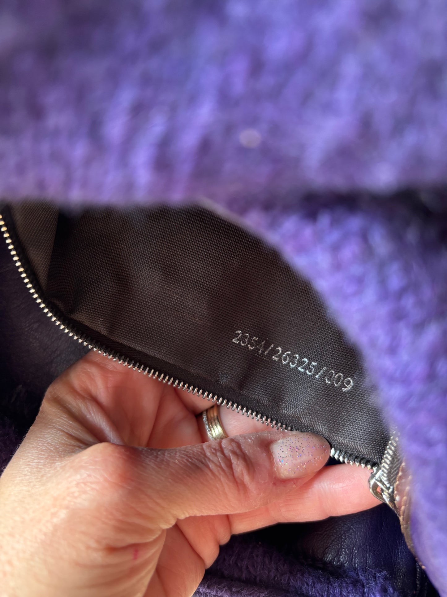 FENDI Sac Mamma Baguette Laine