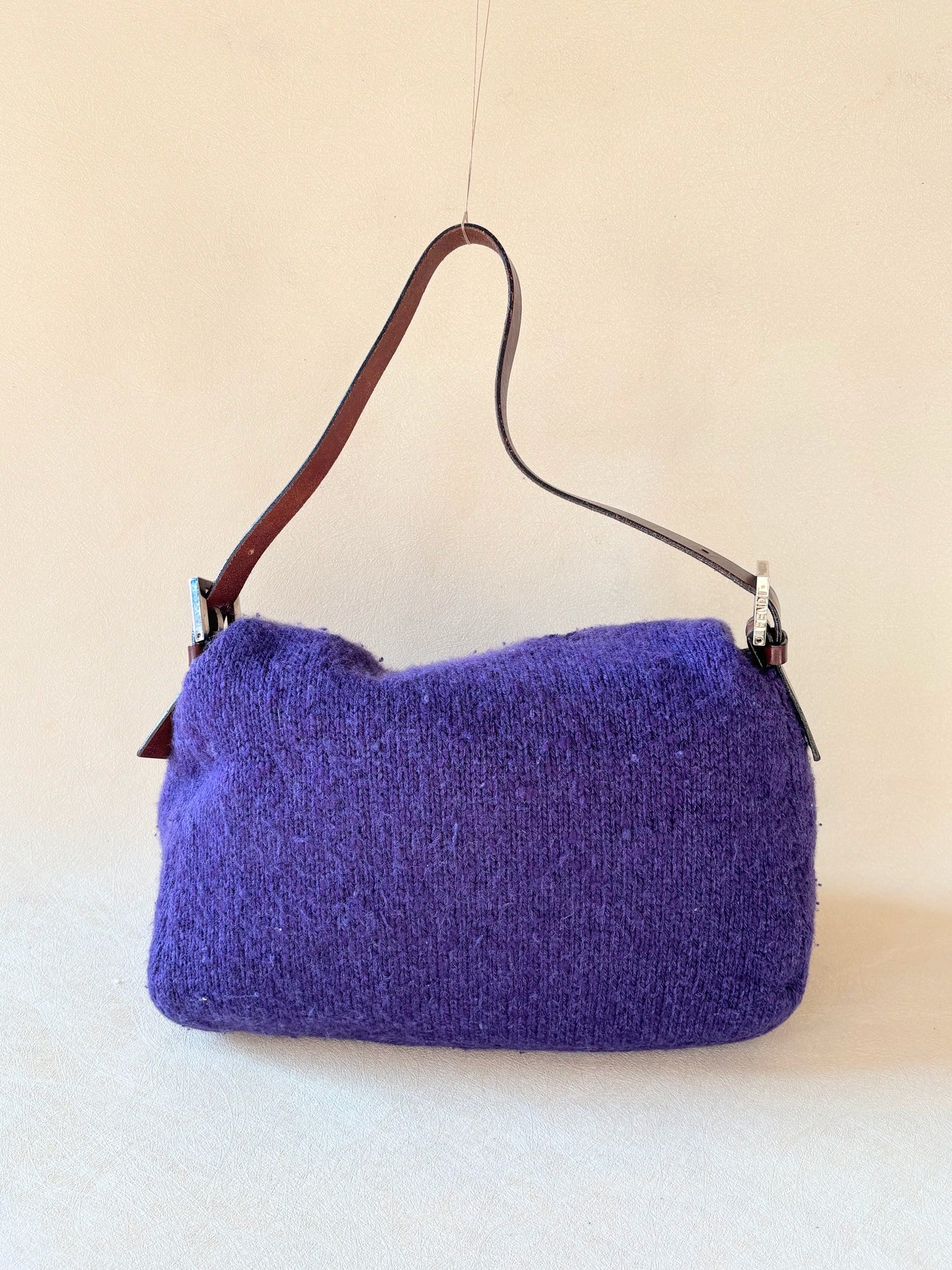 FENDI Sac Mamma Baguette Laine