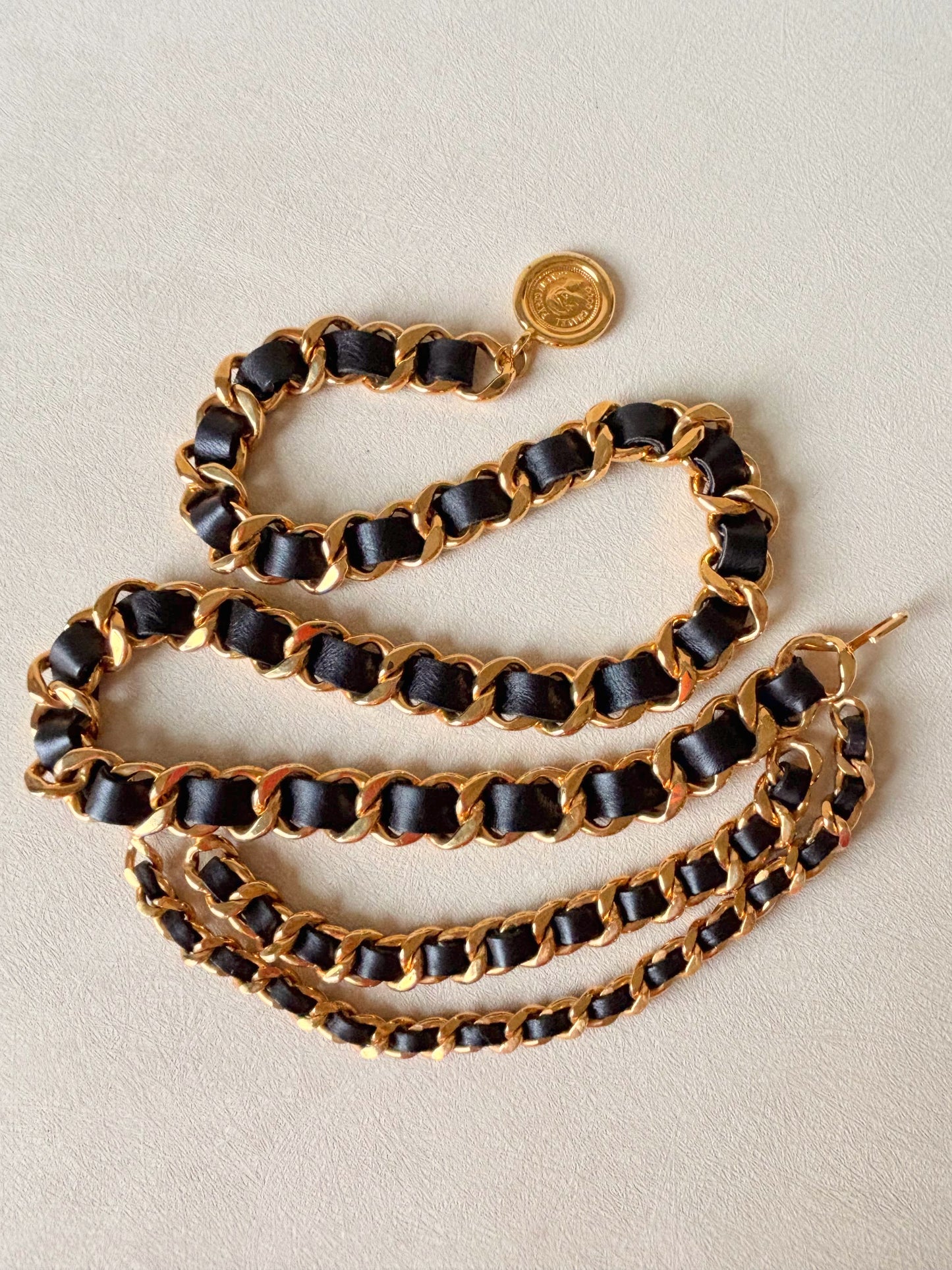 CHANEL Ceinture triple gros maillons