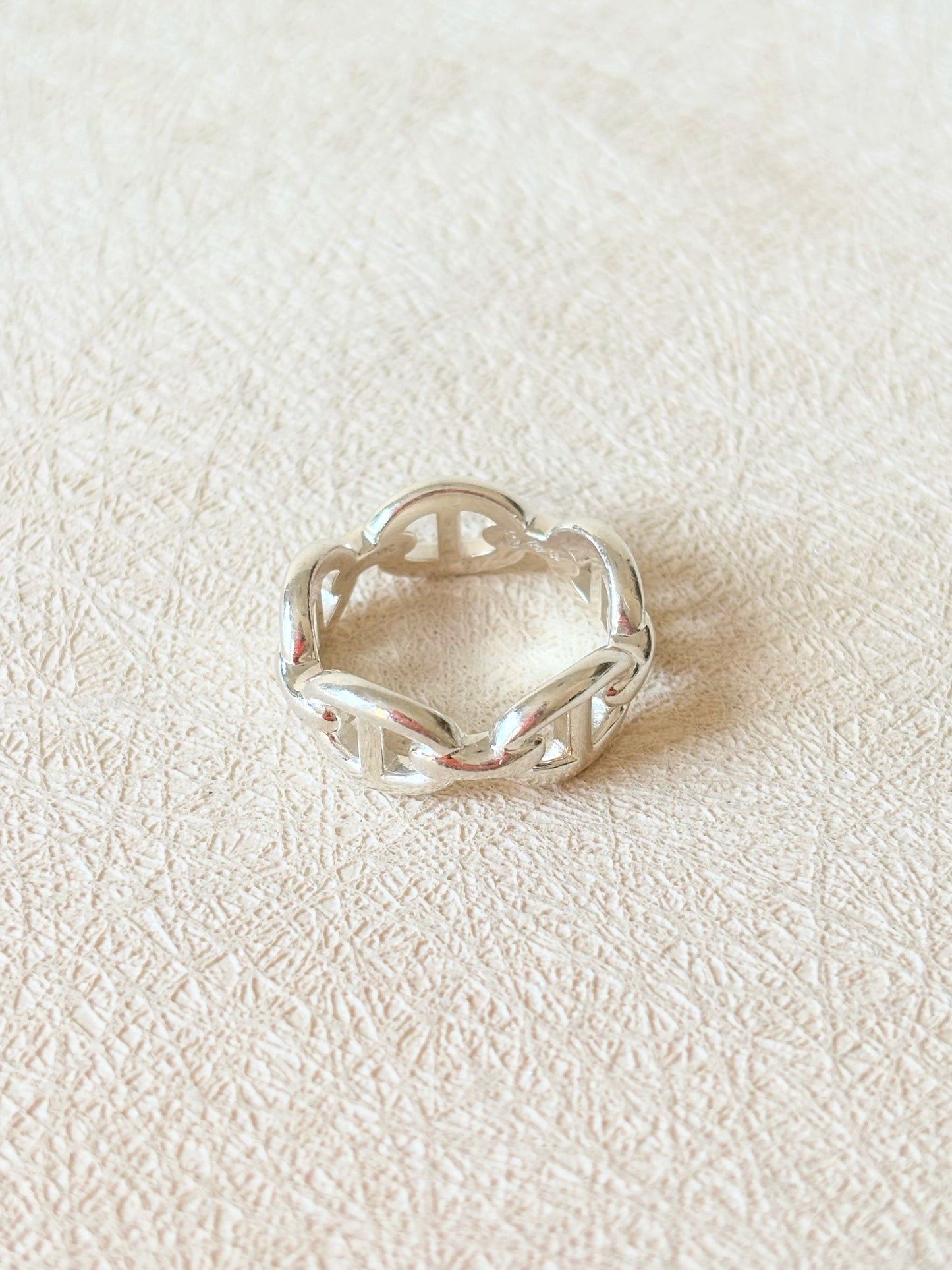 HERMÈS Bague Chaîne d'ancre