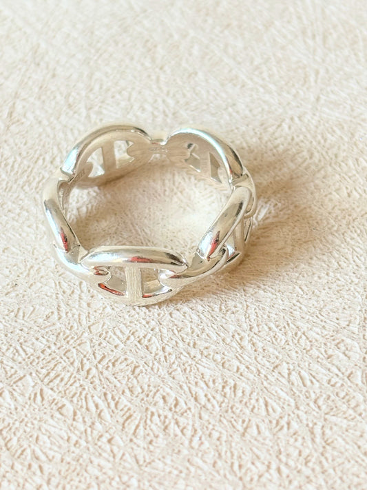 HERMÈS Bague Chaîne d'ancre