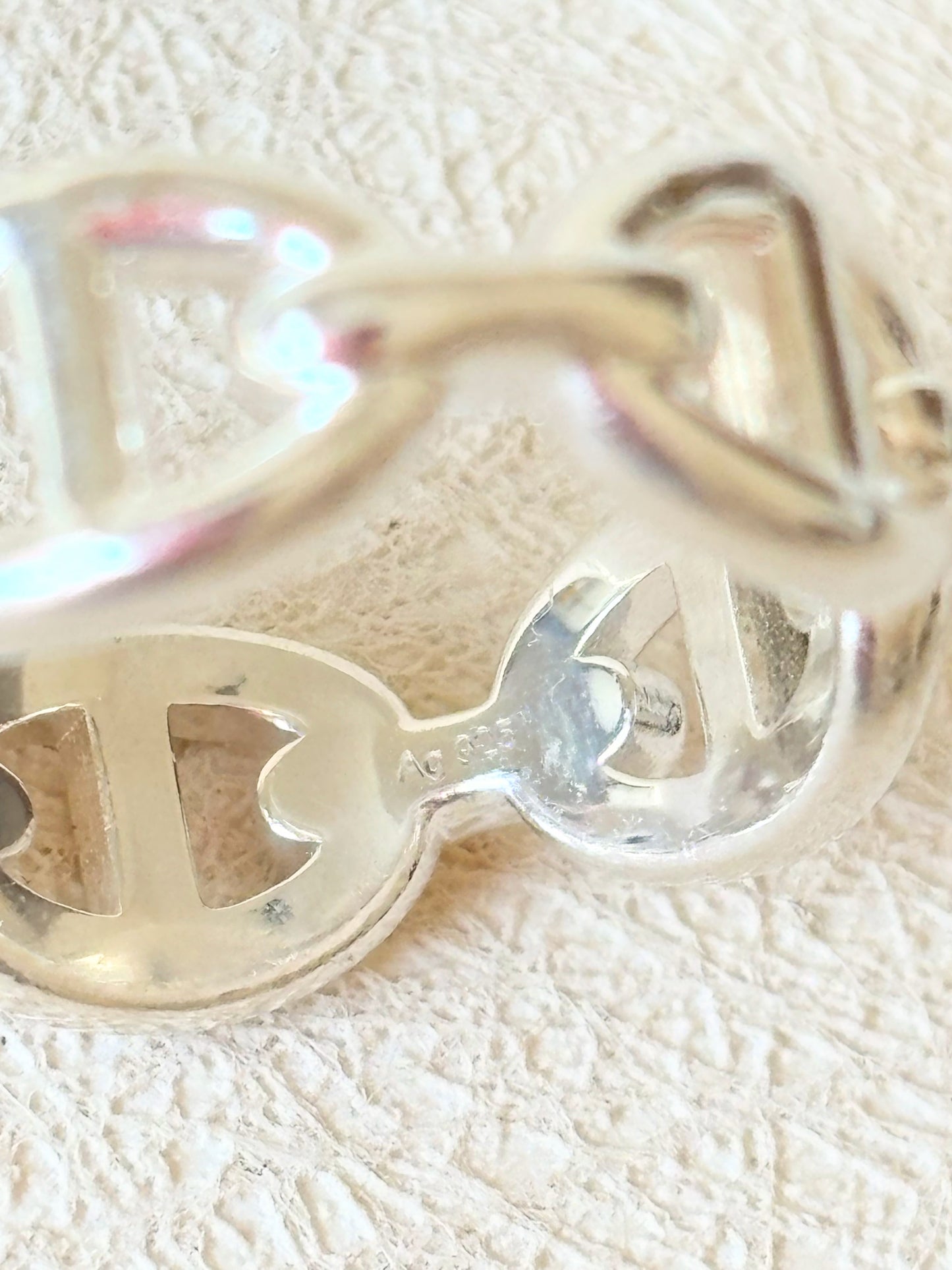 HERMÈS Bague Chaîne d'ancre