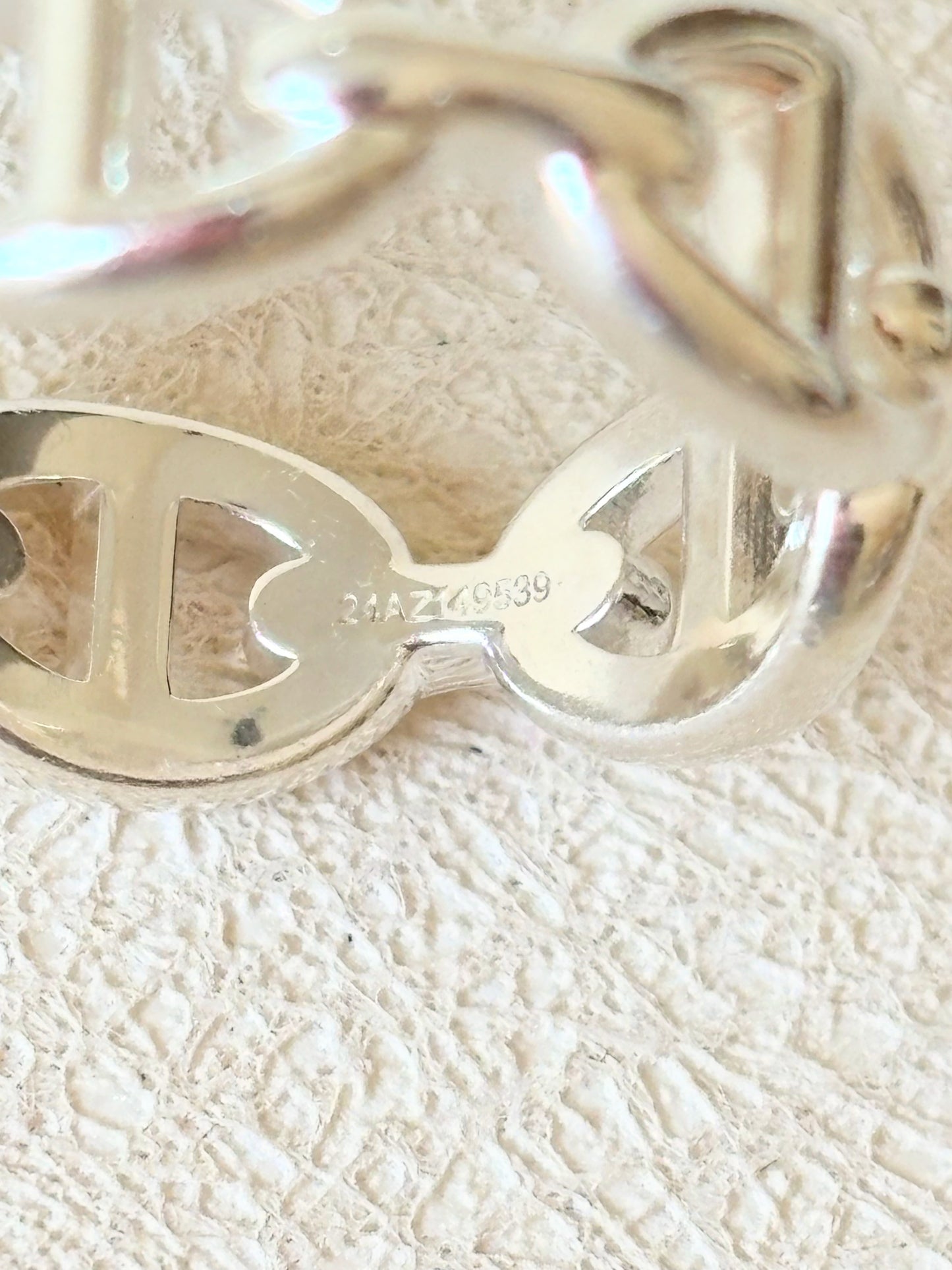 HERMÈS Bague Chaîne d'ancre