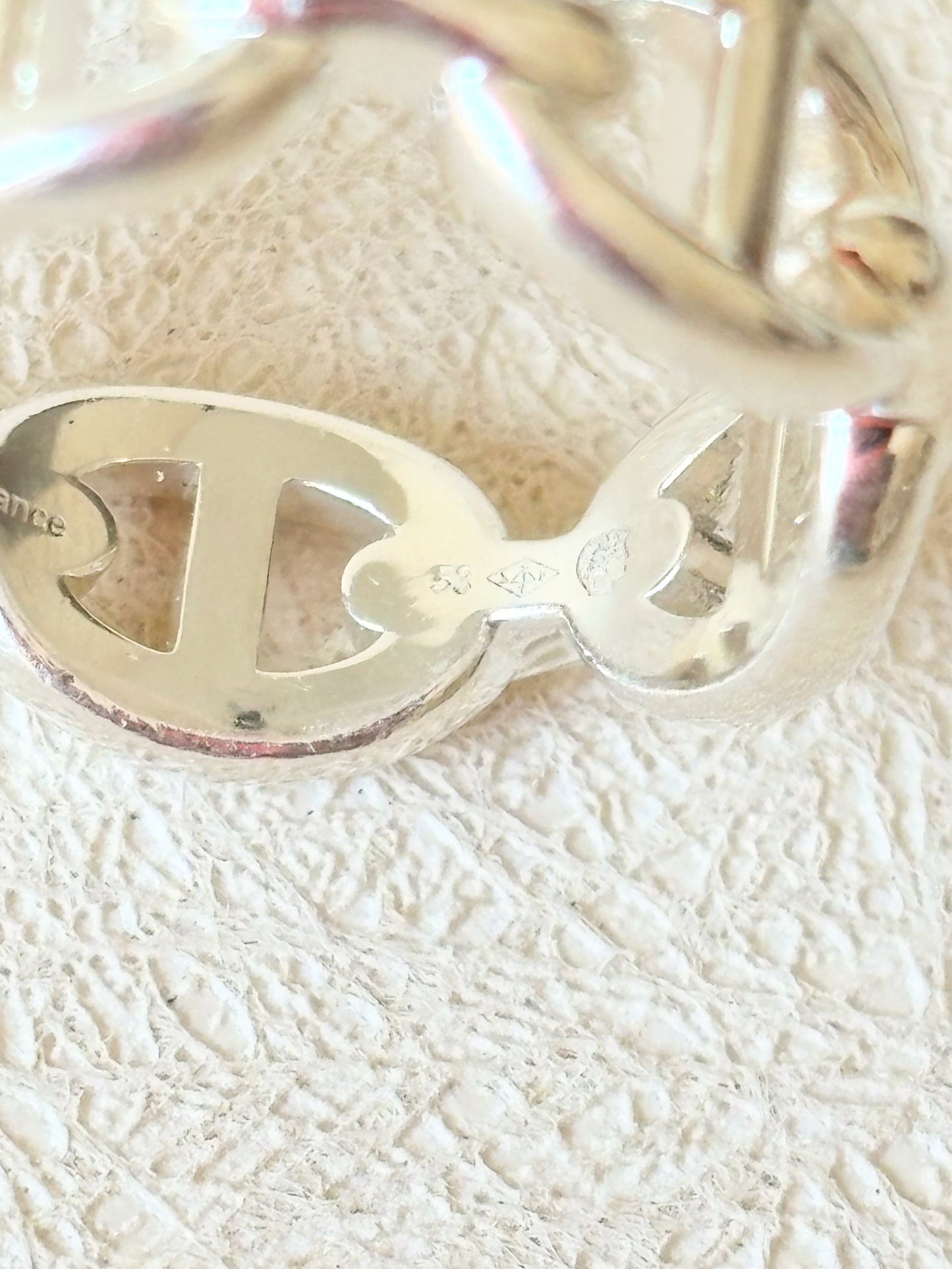HERMÈS Bague Chaîne d'ancre