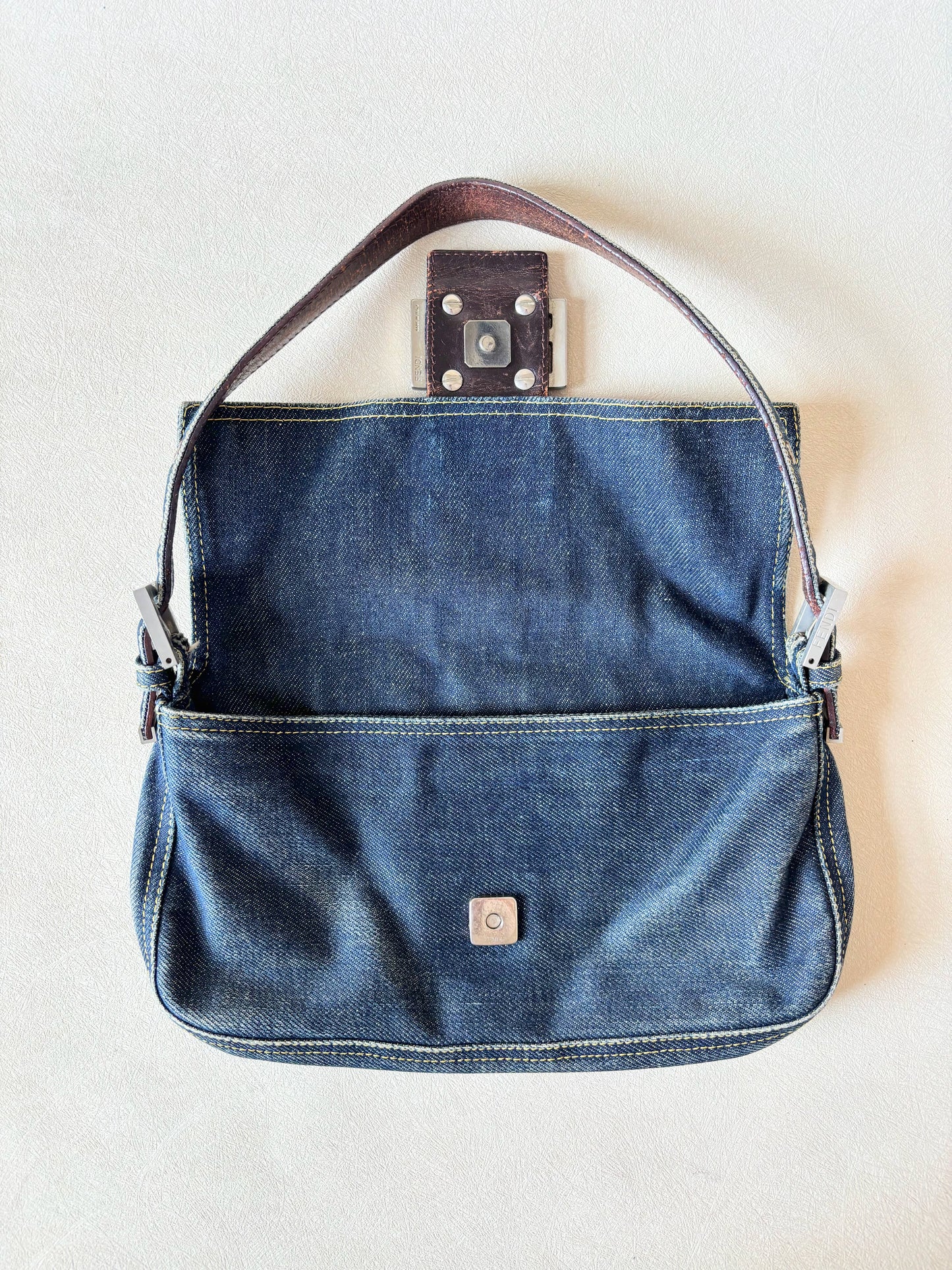 FENDI Sac Baguette Denim