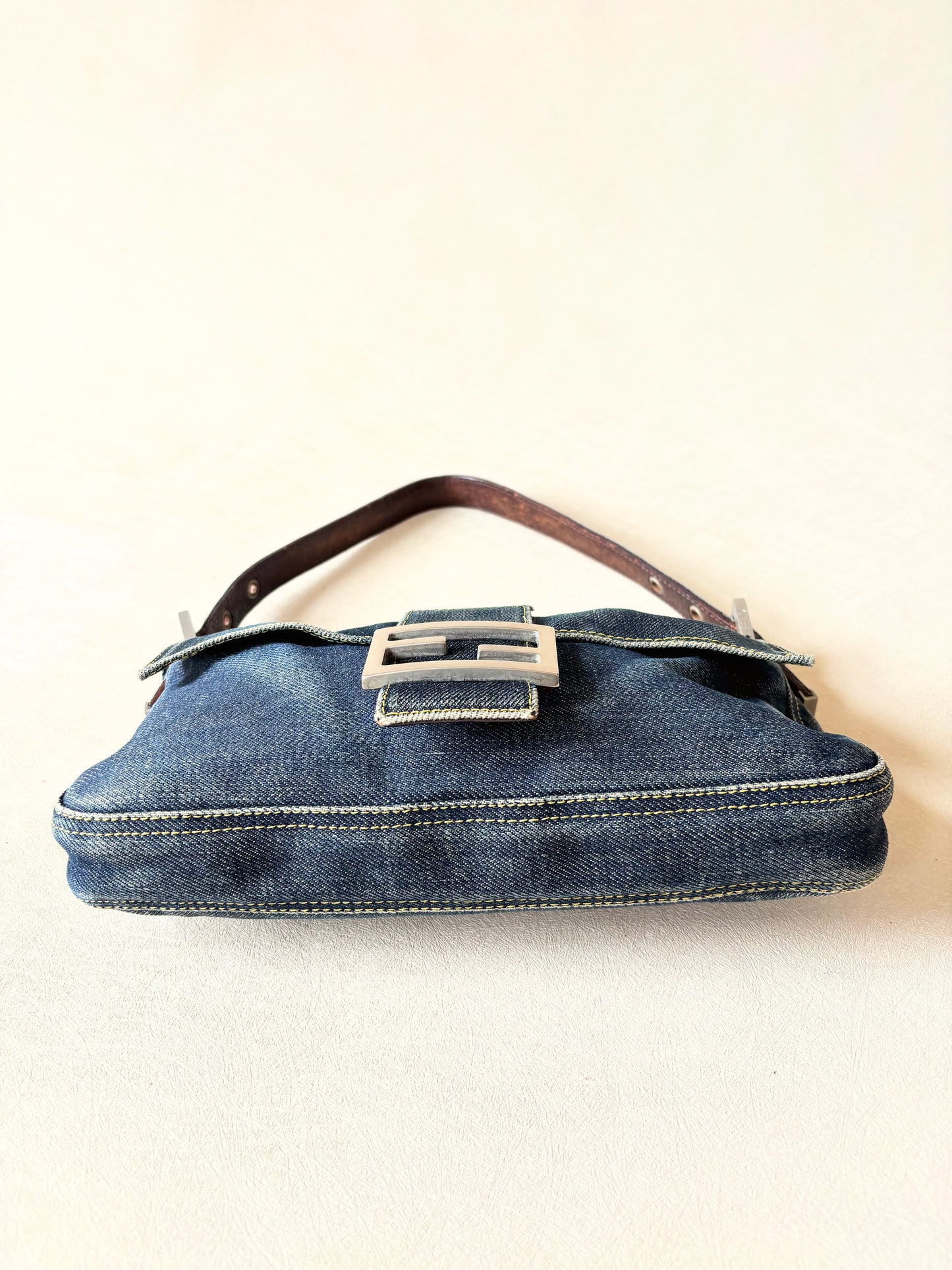 FENDI Sac Baguette Denim