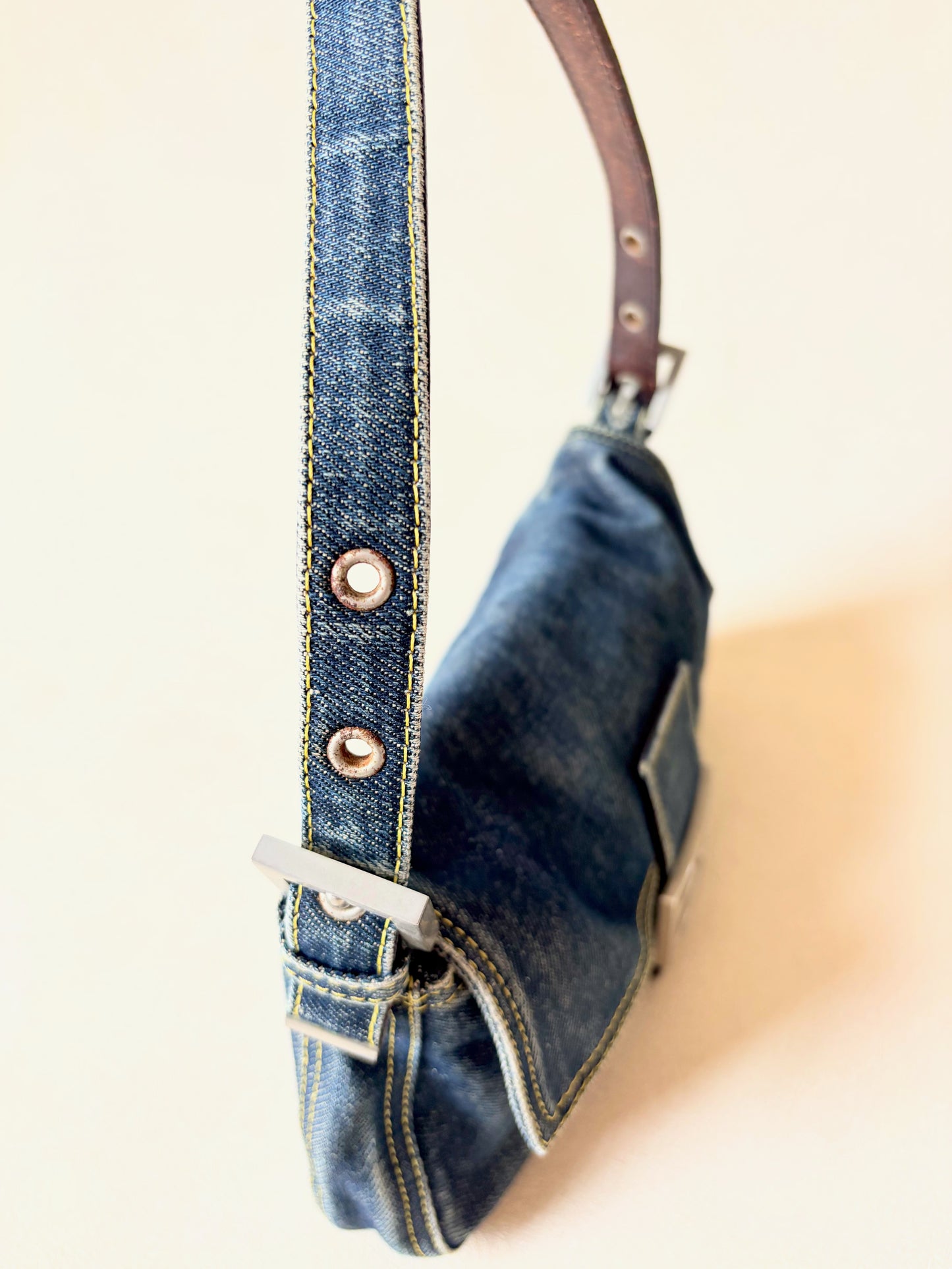 FENDI Sac Baguette Denim