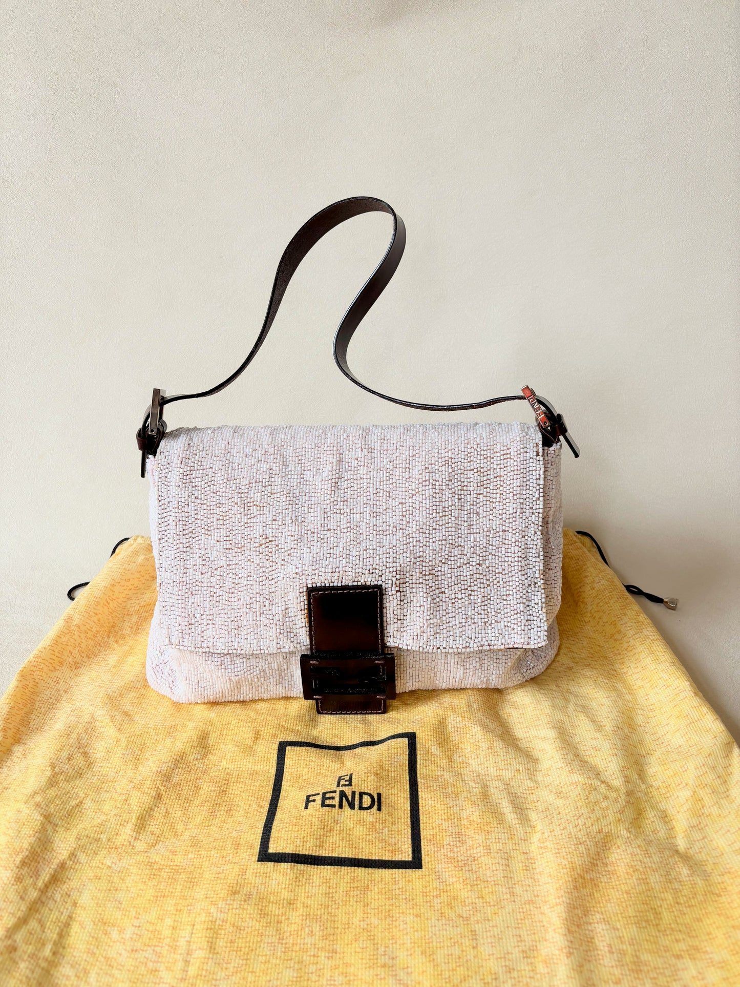 FENDI Sac Mamma Baguette Ricami