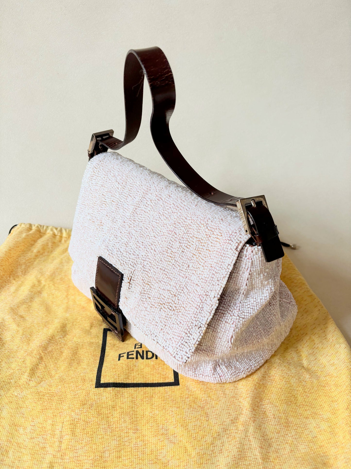 FENDI Sac Mamma Baguette Ricami