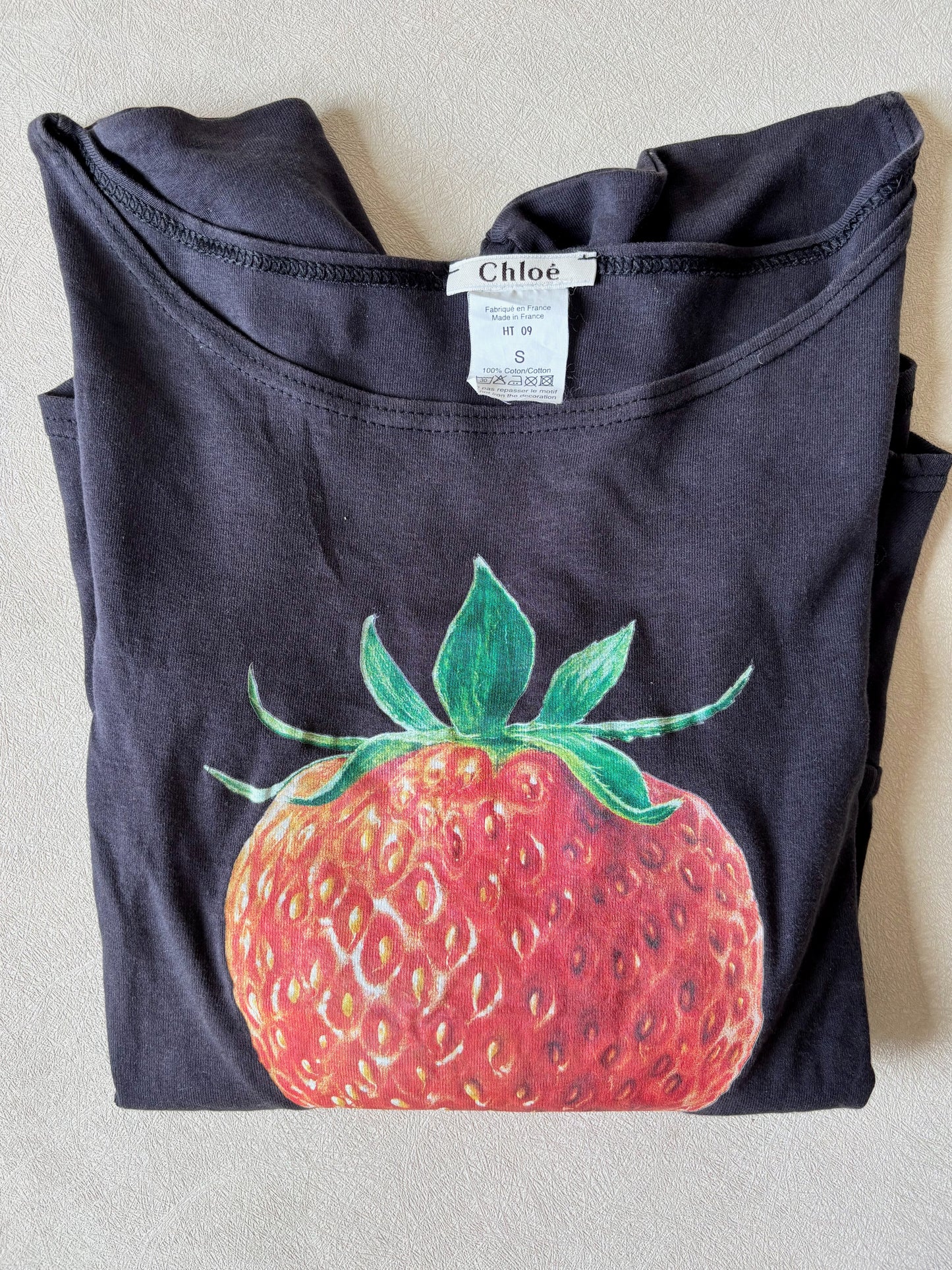 CHLOÉ Top fraise 2001