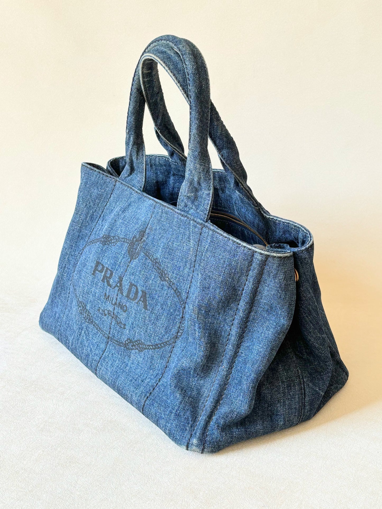 PRADA Sac Canapa denim