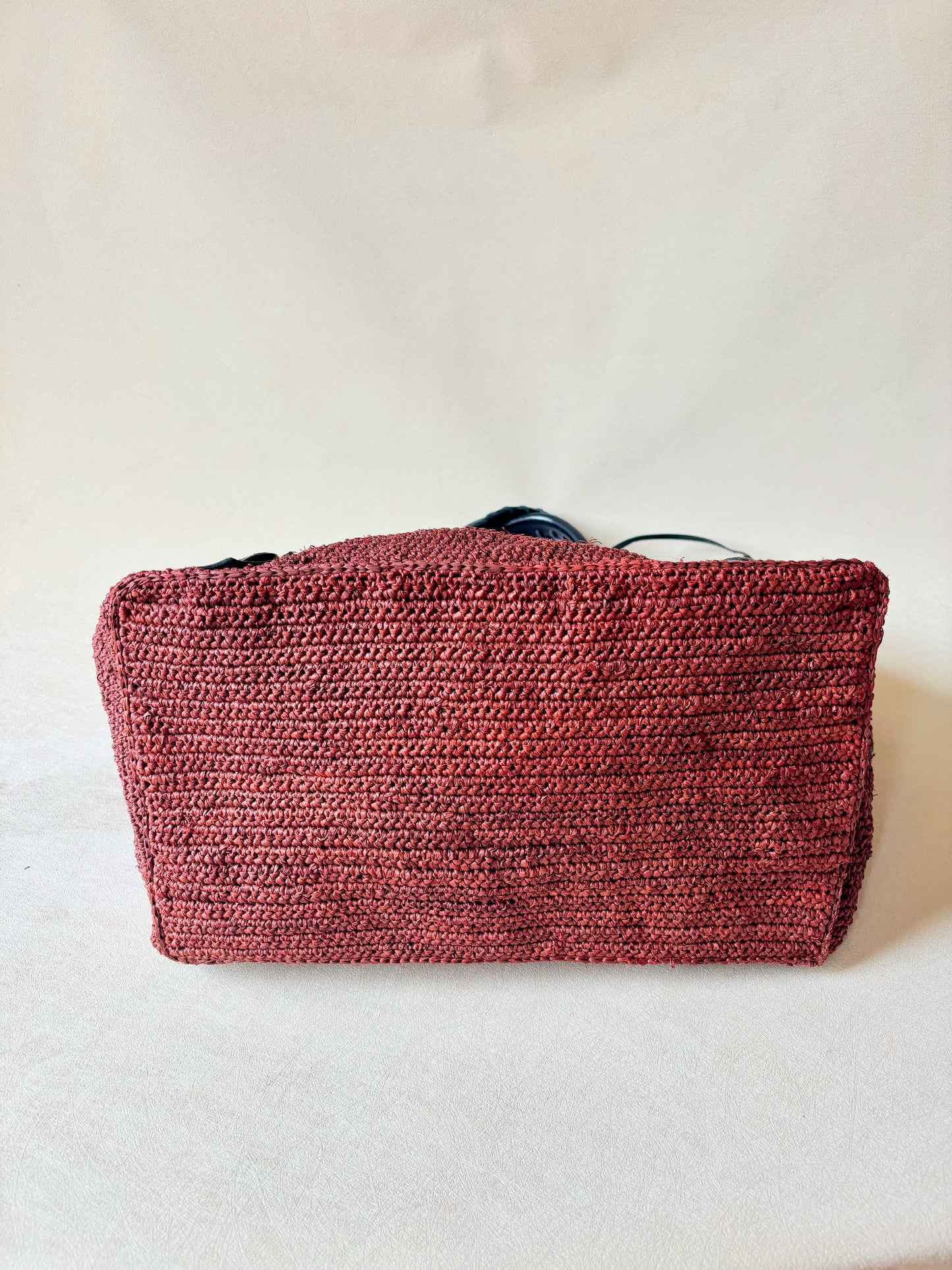 BALENCIAGA Panier en raphia
